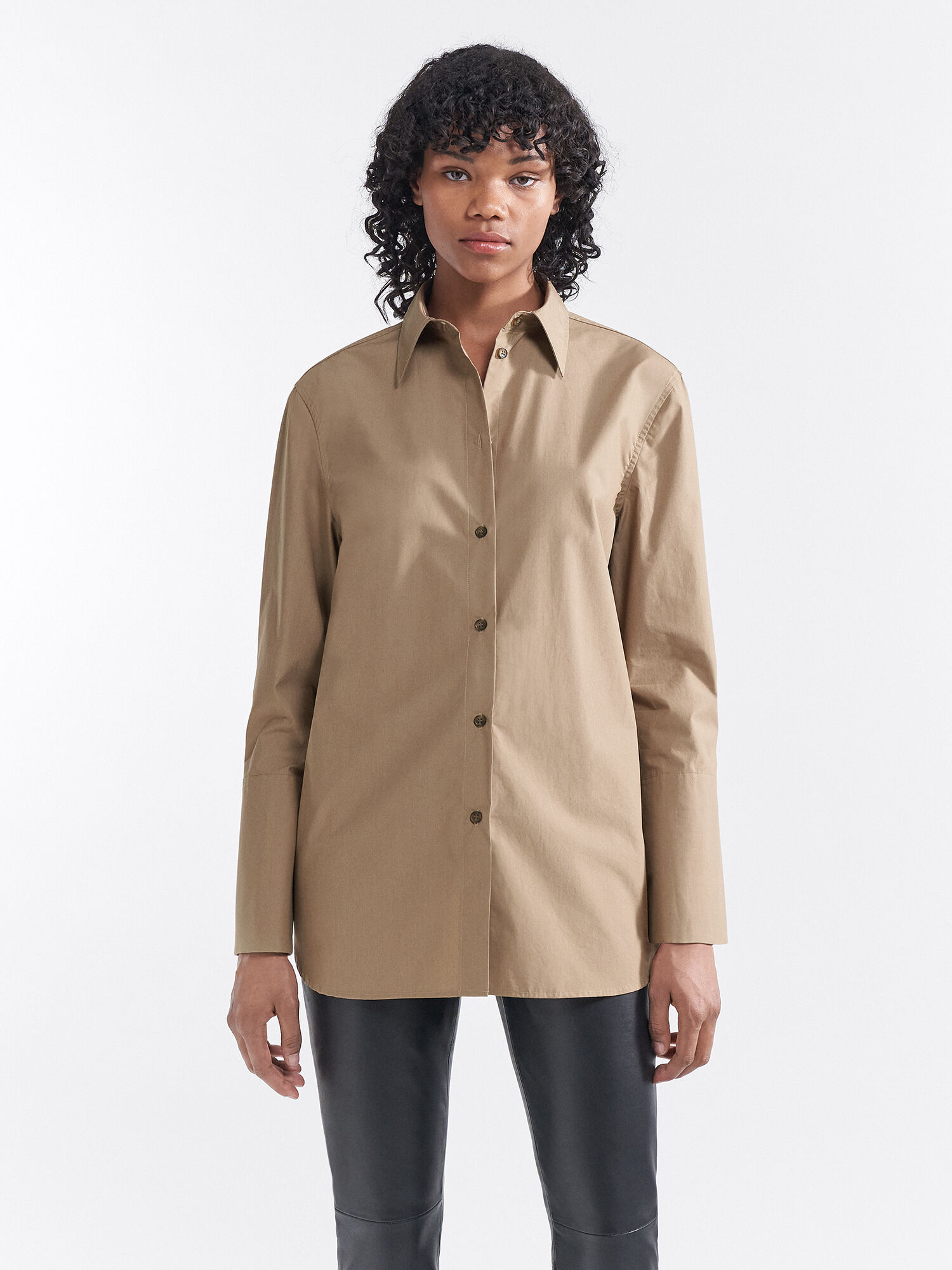 Filippa k 2025 poplin shirt dress