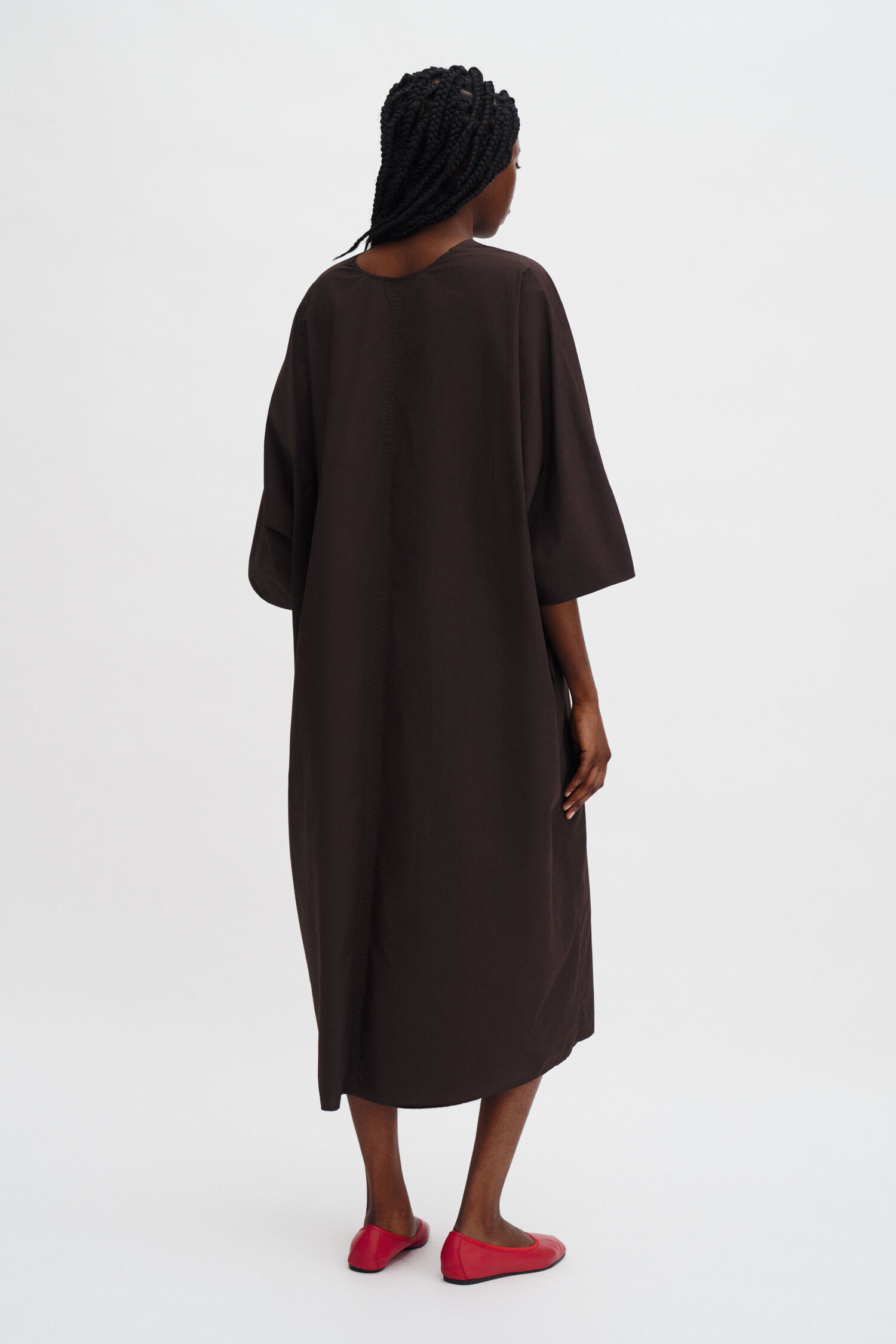 V-Neck Cotton Kaftan