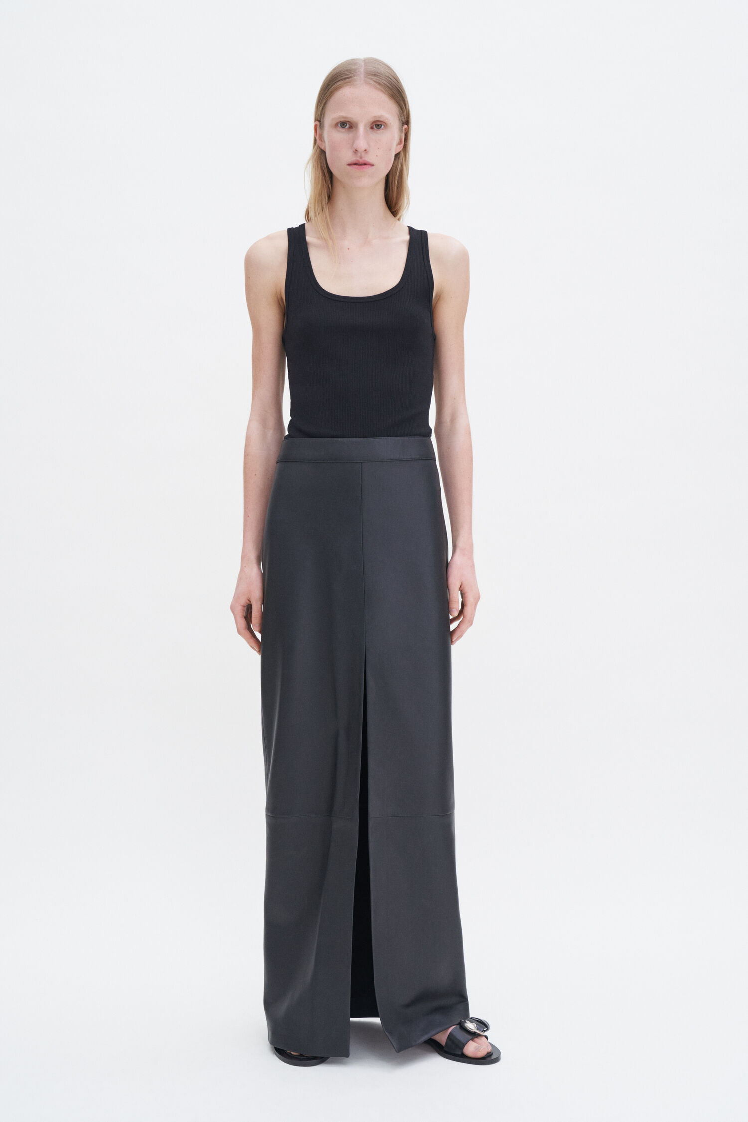 Leather Pencil Skirt