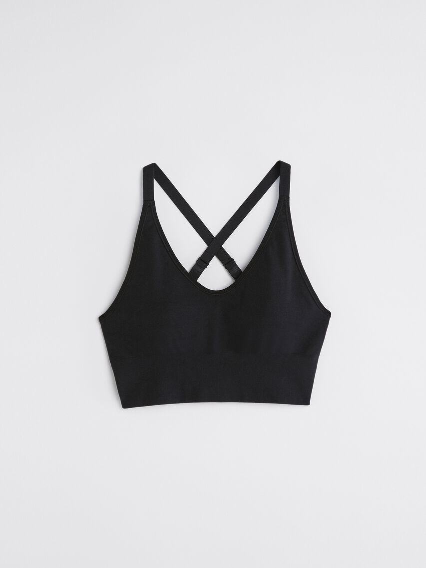 Crossback Seamless Support Bra