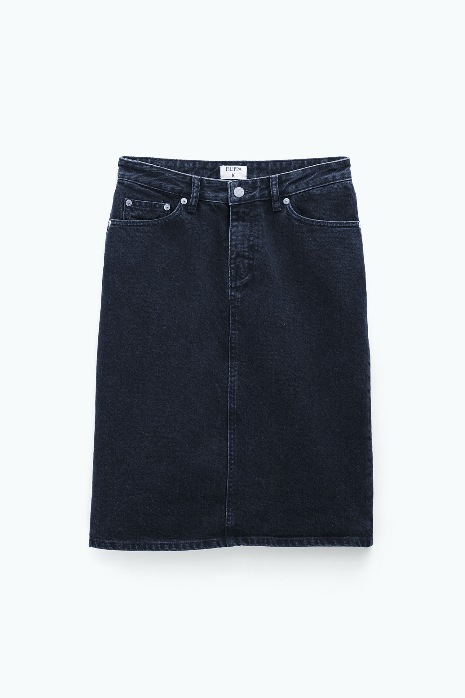Denim Midi Skirt