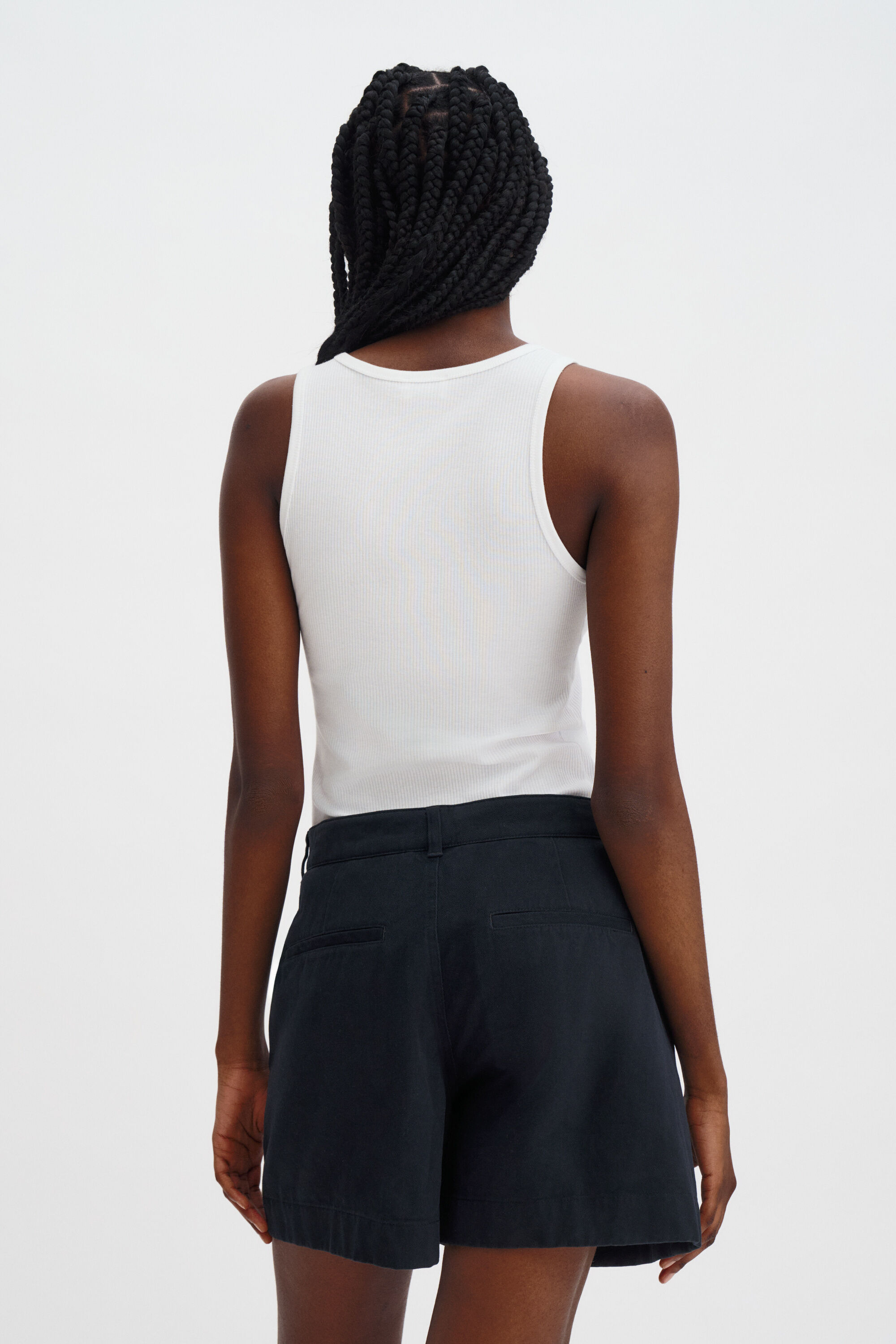 Baggy Cotton Shorts - Washed Black | FILIPPA K
