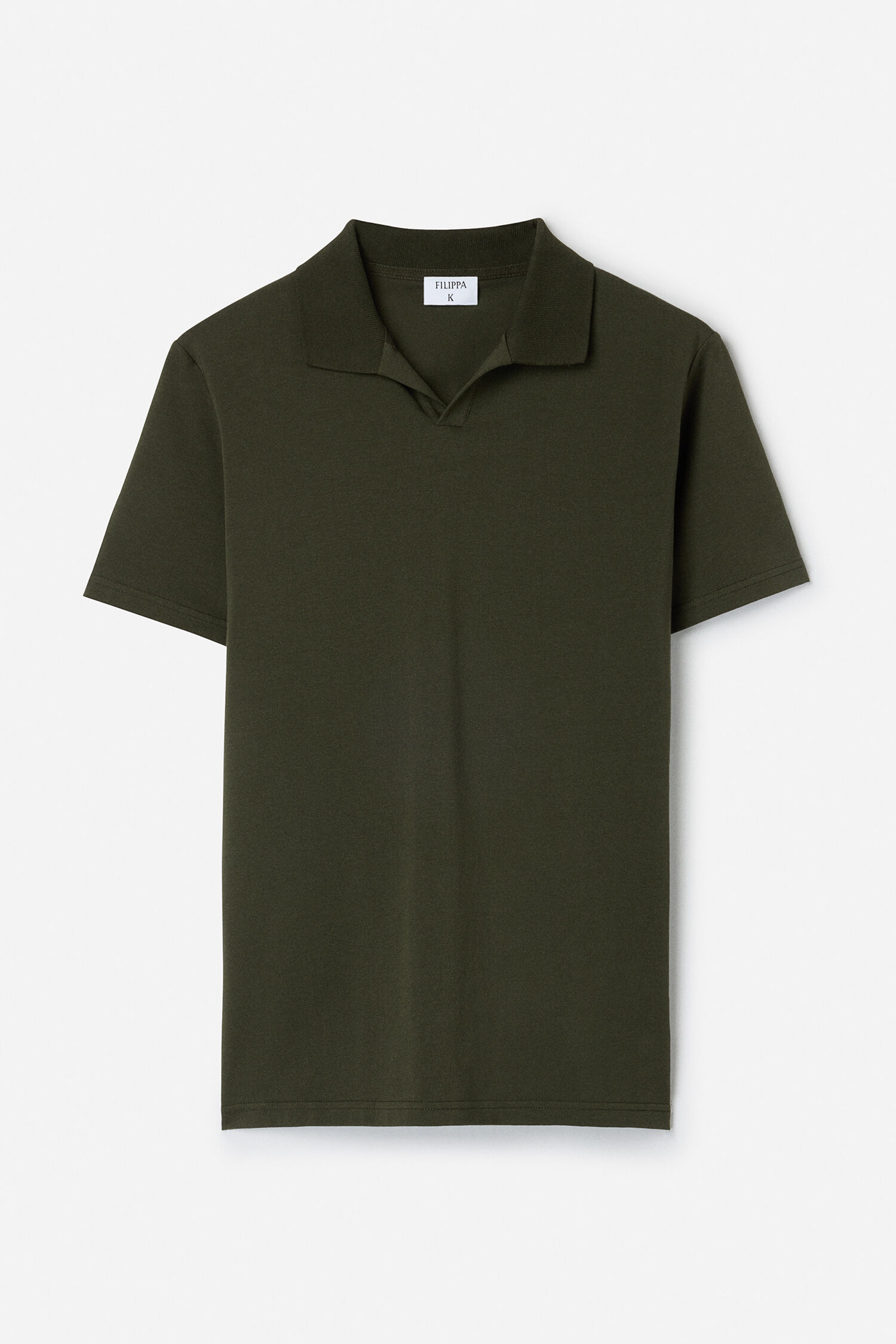Stretch Cotton Polo T-Shirt