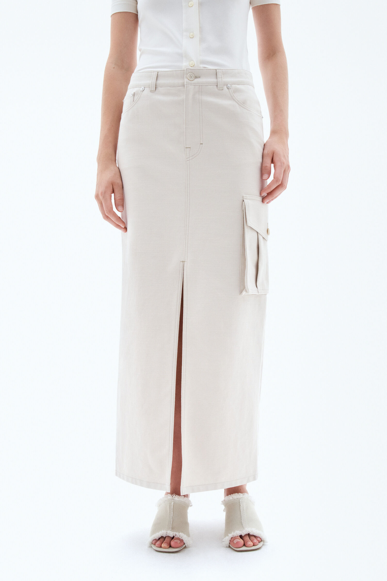 Long Cargo Skirt