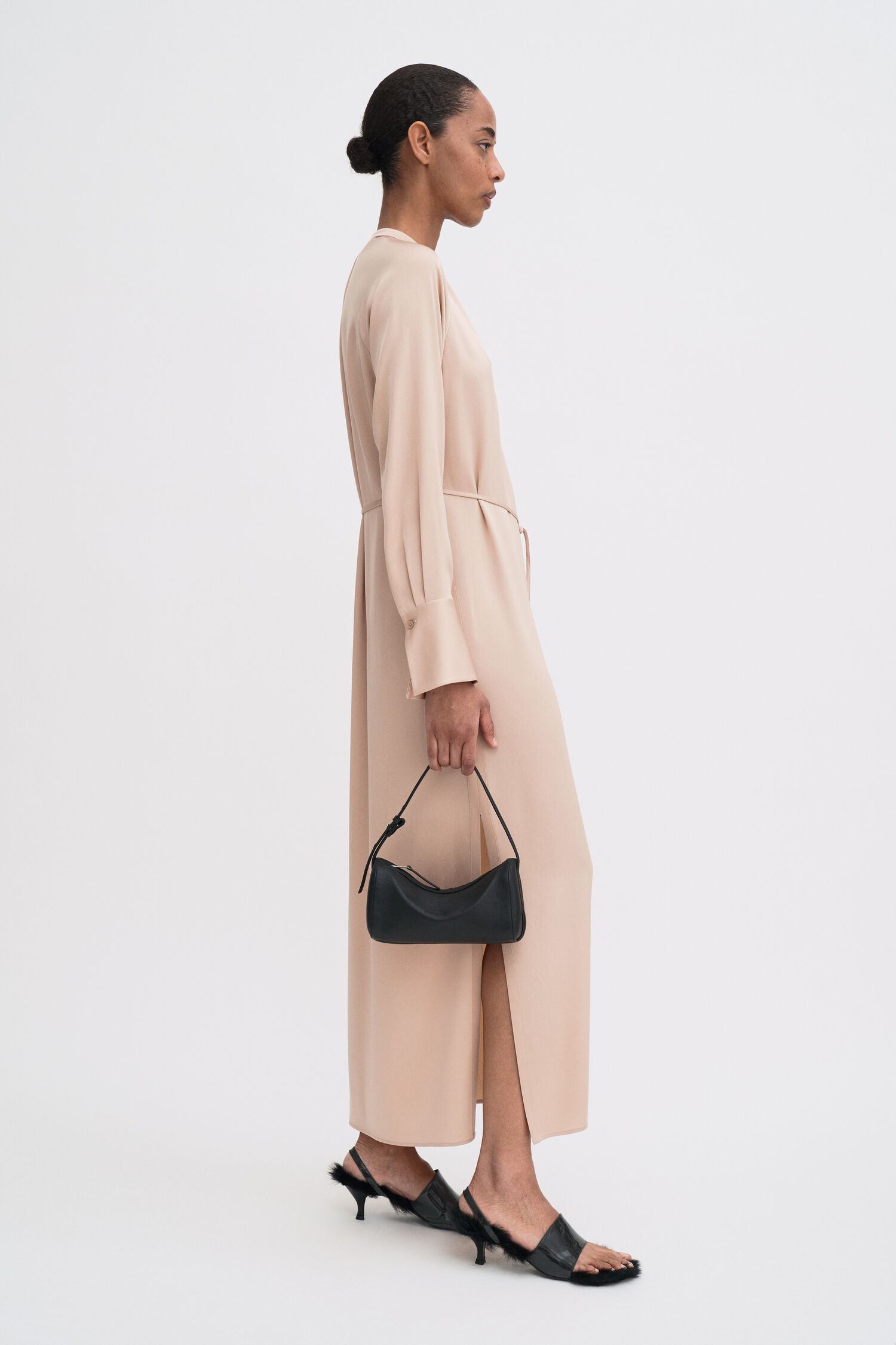 Gathered Raglan Dress