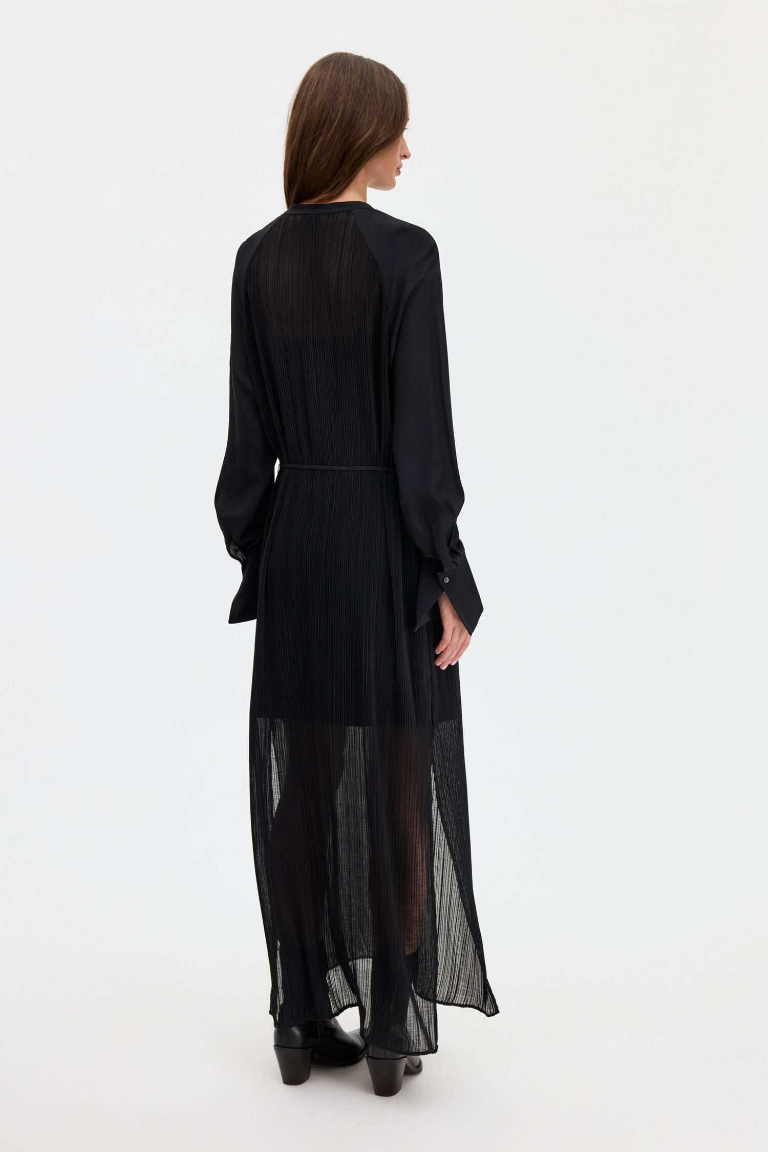 Pliss&eacute; Raglan Dress