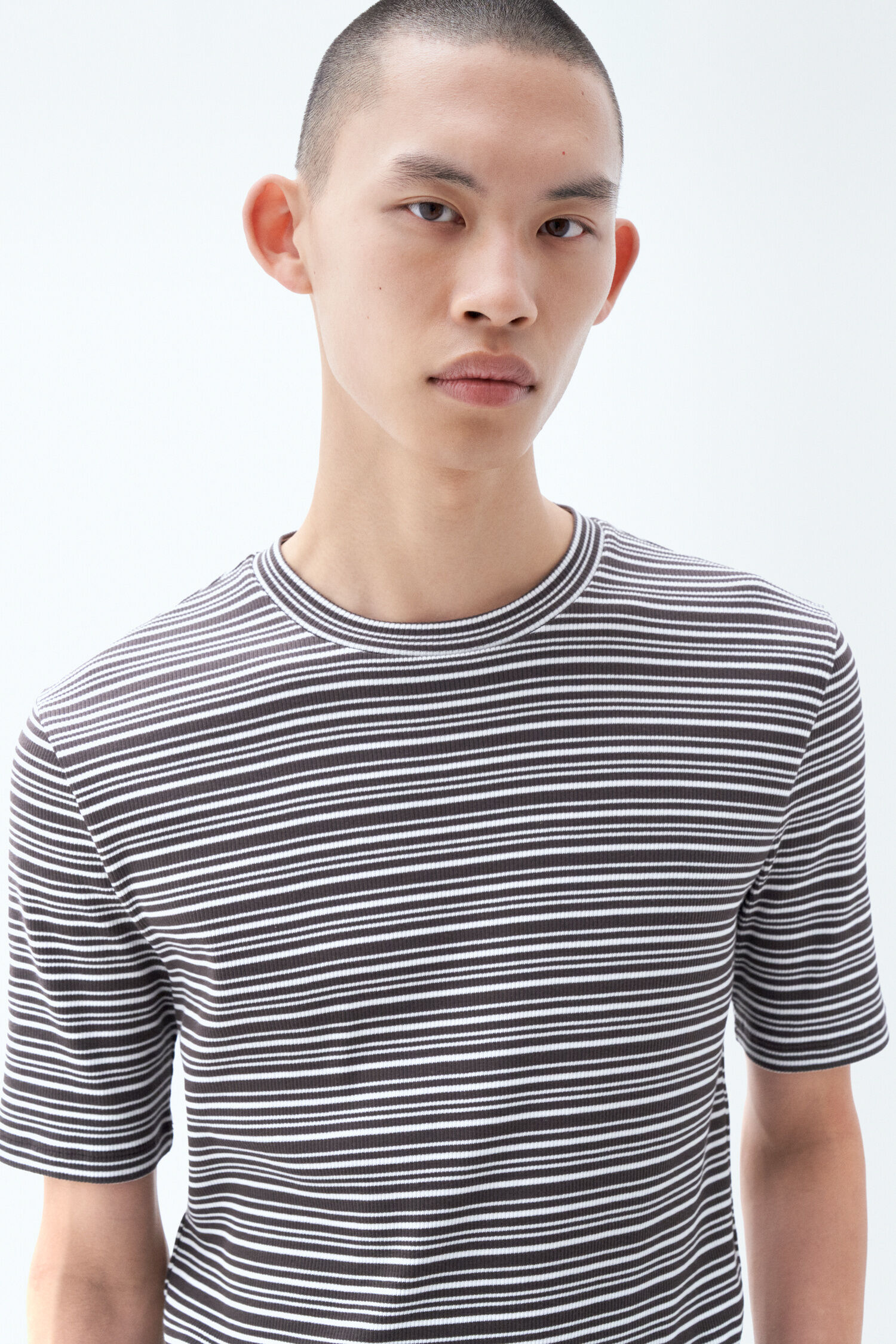 Striped Rib Tee