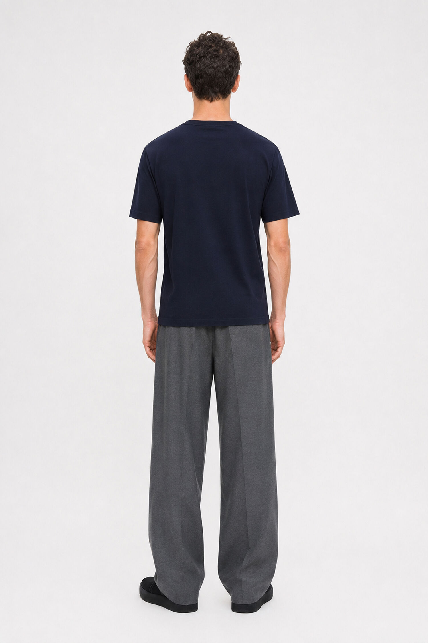 M. Lycra V-Neck Tee