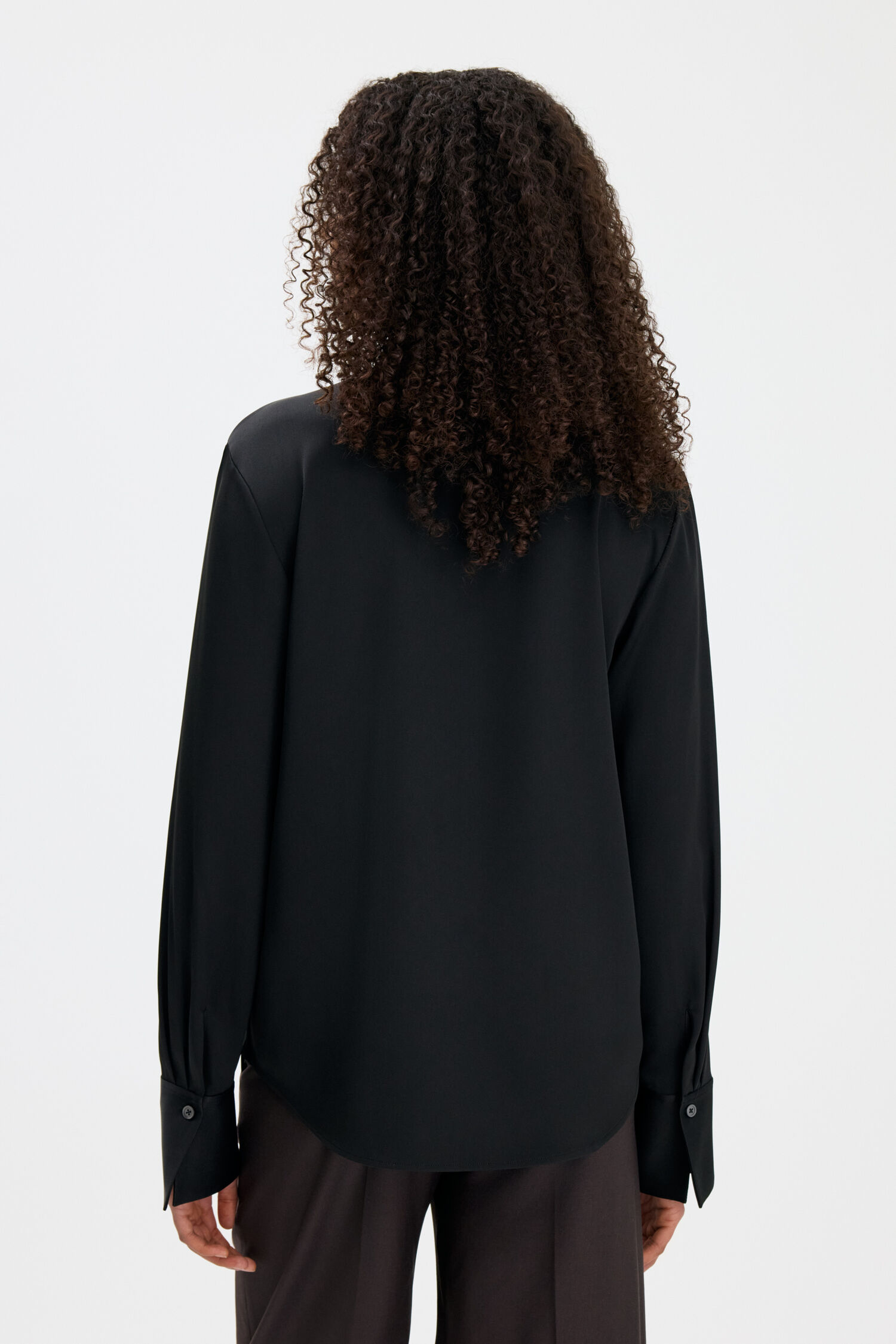 Half Placket Collar Blouse