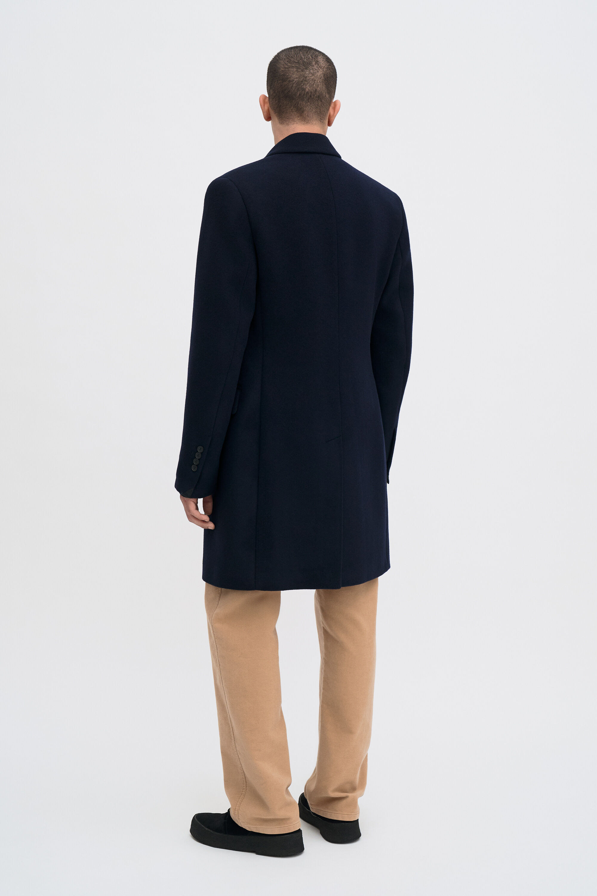 William Wool Coat - Navy | FILIPPA K