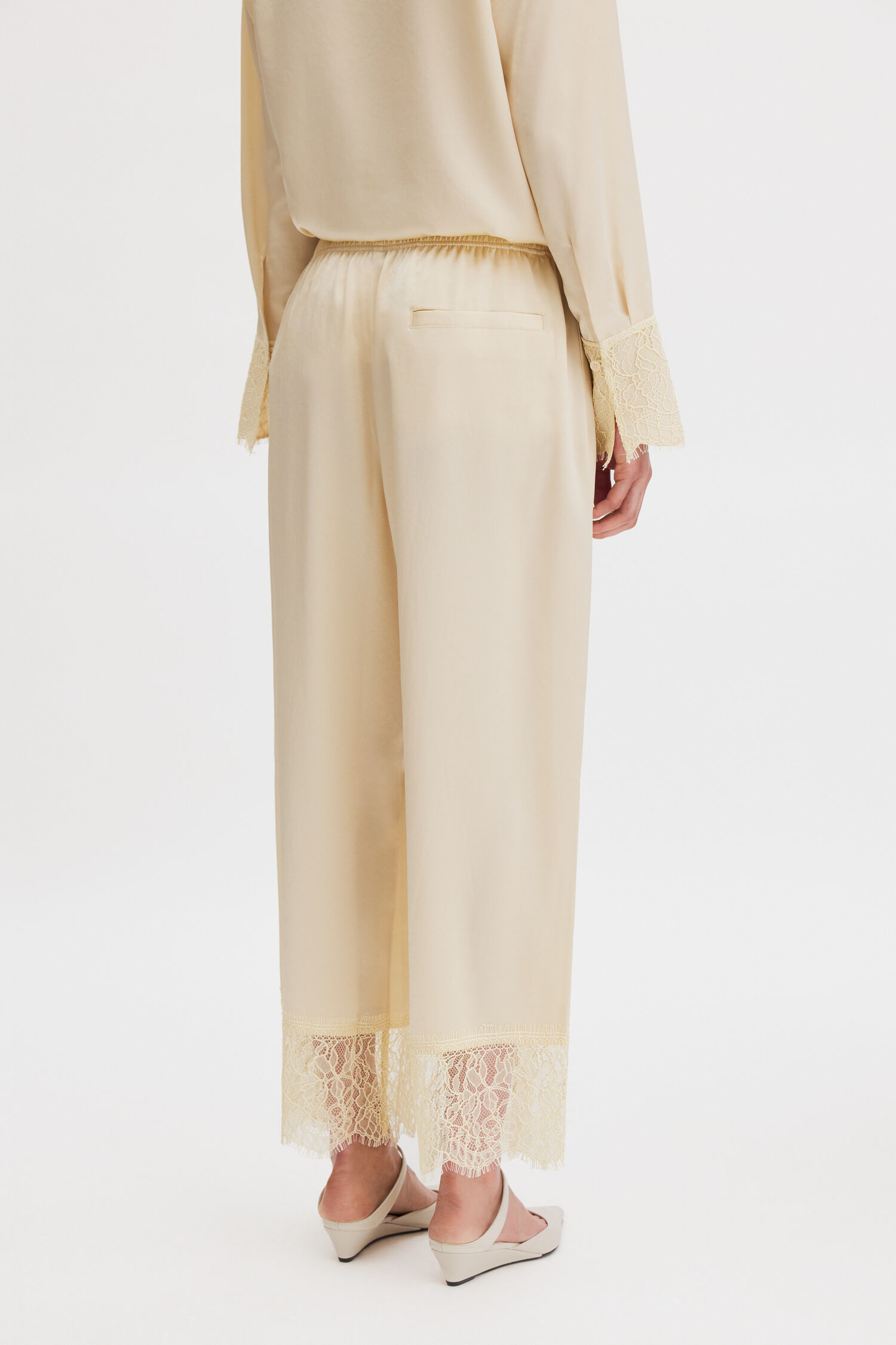 Lace Detail Trousers