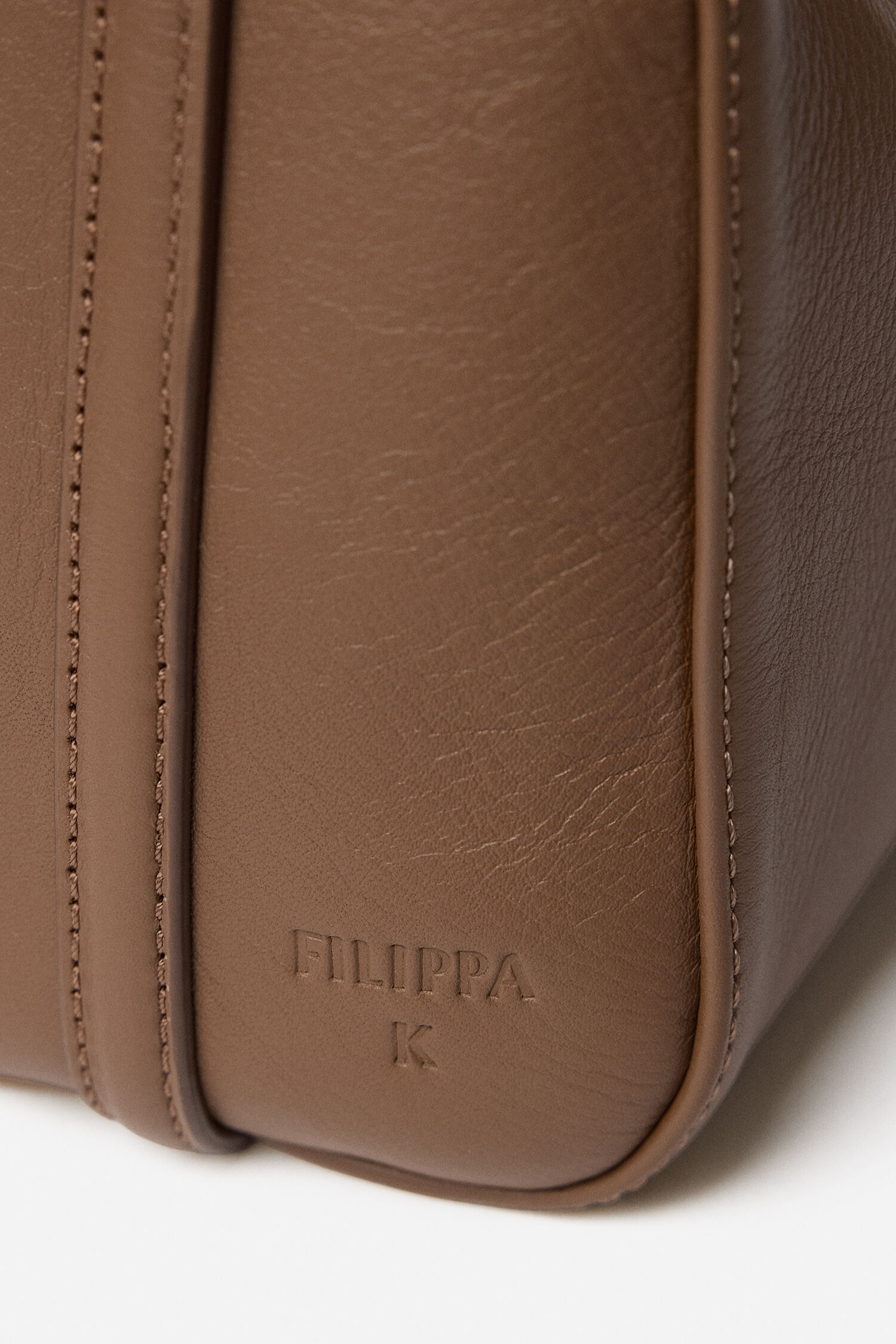 Leather Baguette Bag