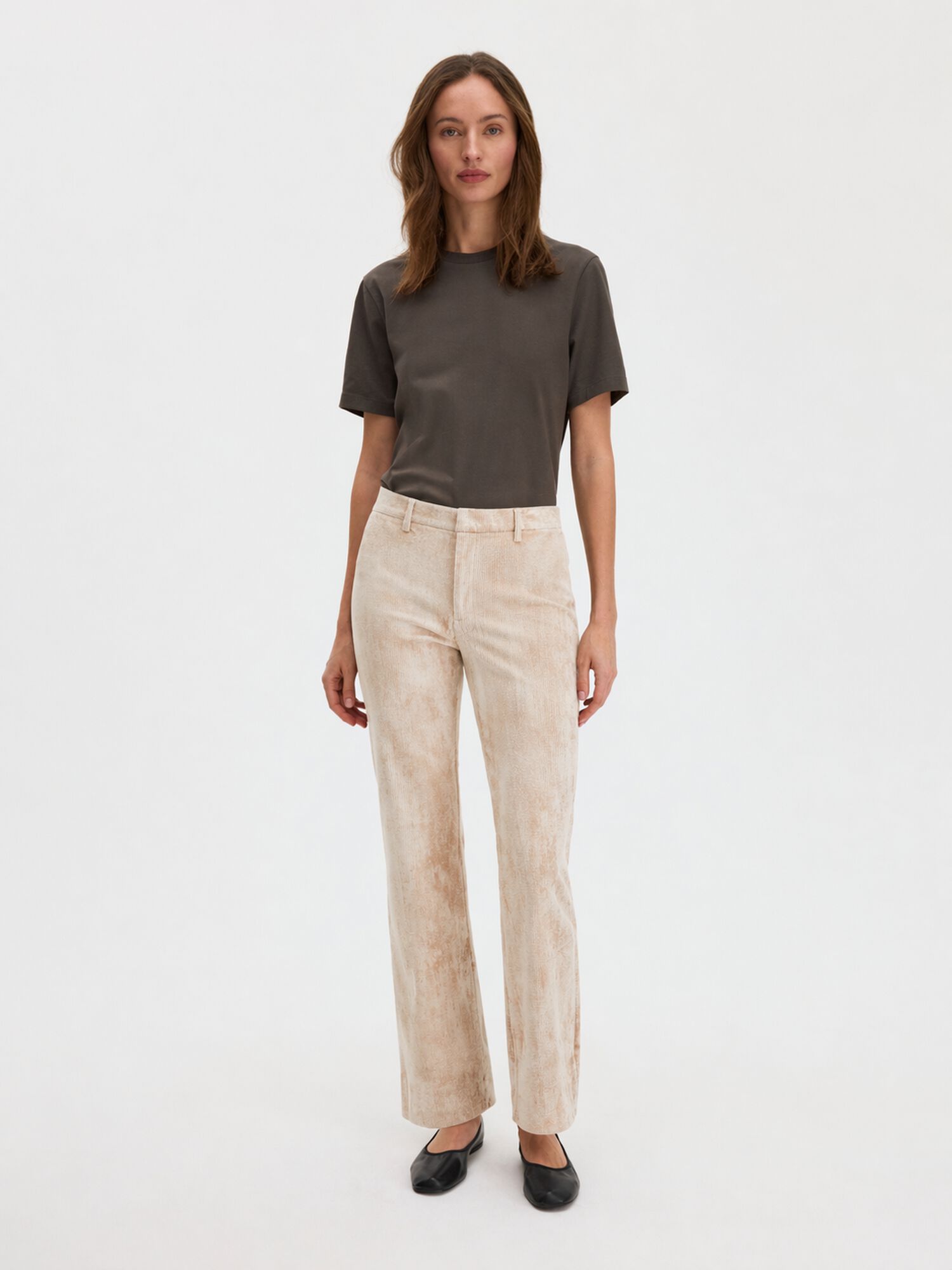 Corduroy Bootcut Trousers