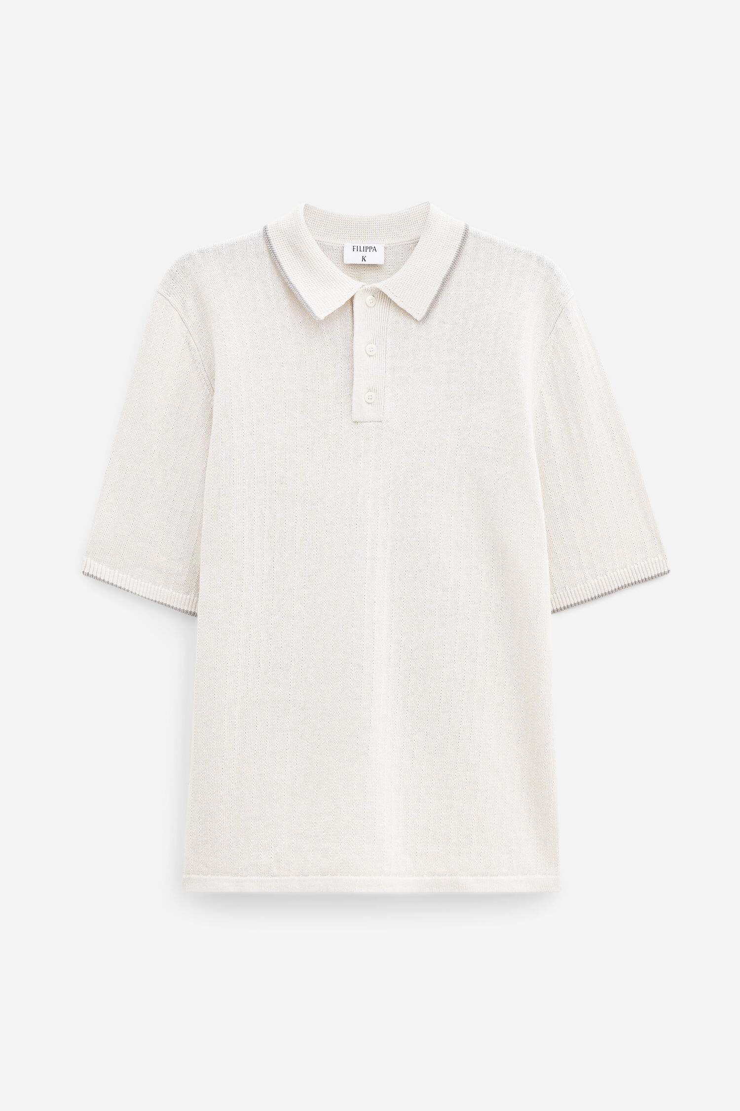 Linen Cotton Knit Polo
