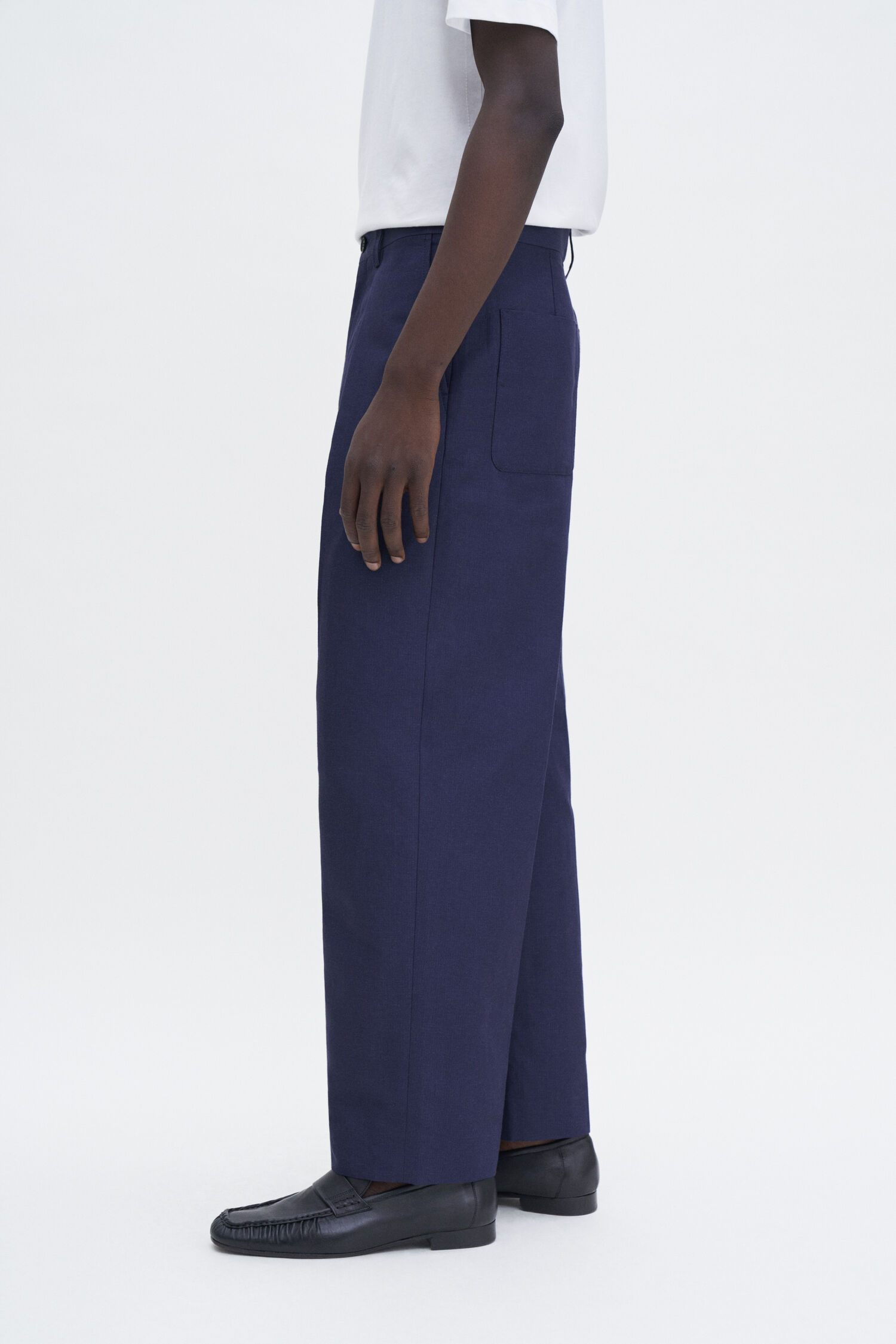 Oversized Cropped Work Trouser
