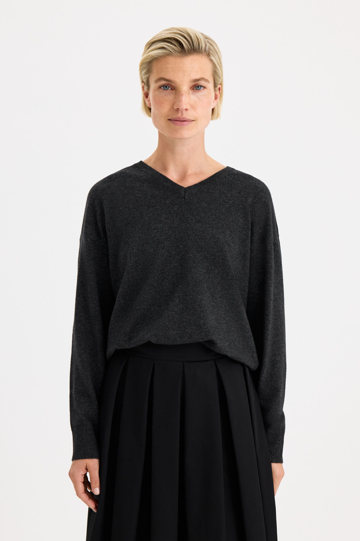 Soft Wool V-Neck Sweater