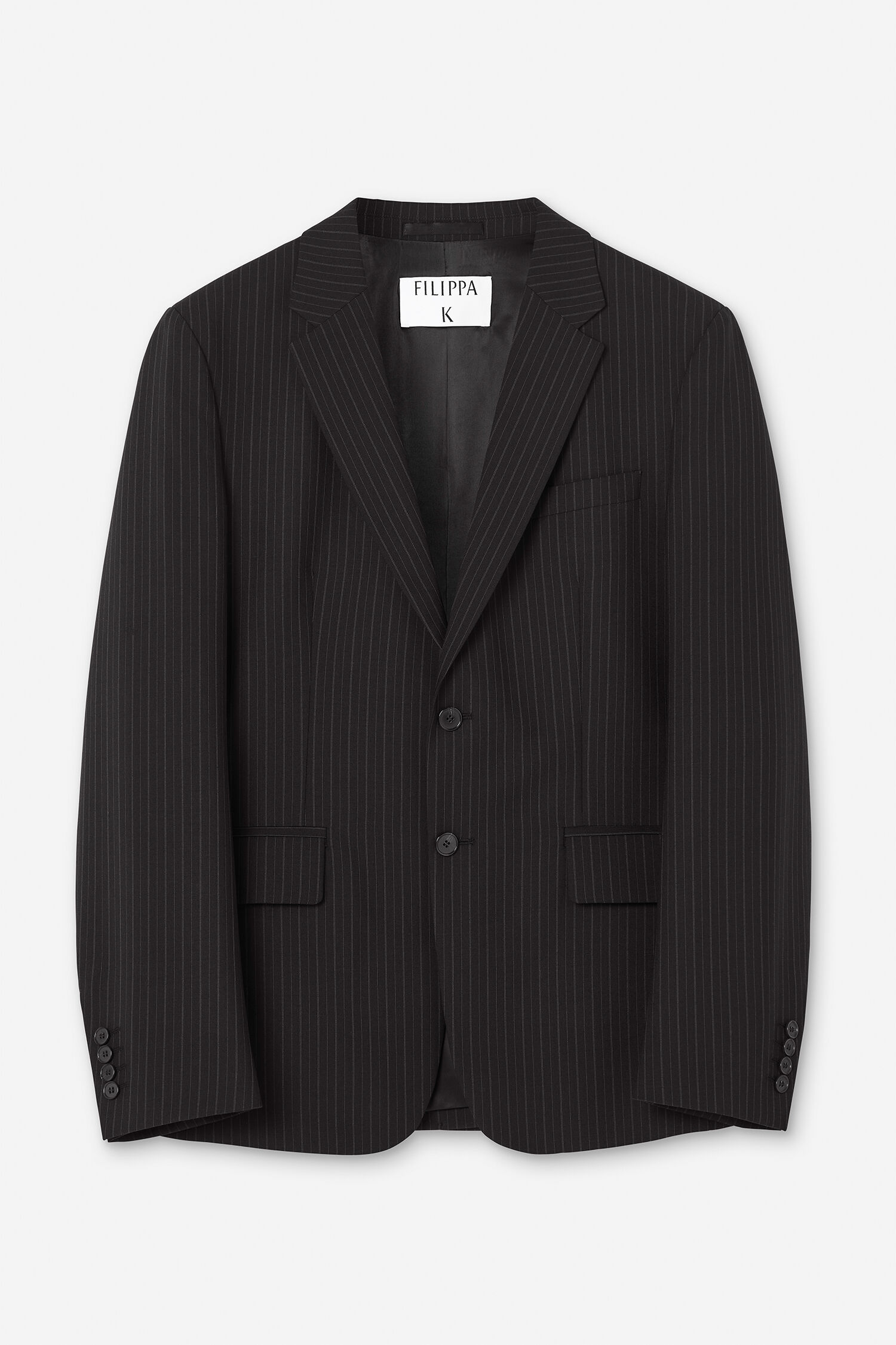 Slim Pinstripe Blazer
