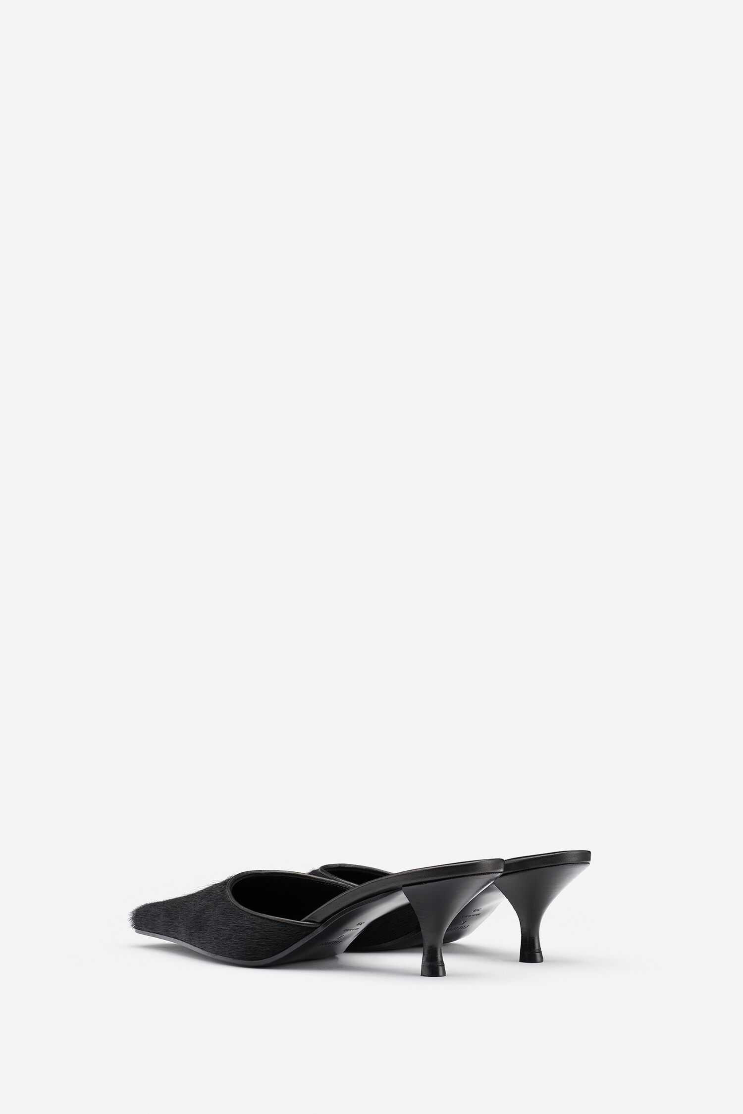 Square Slip-In Kitten Heels