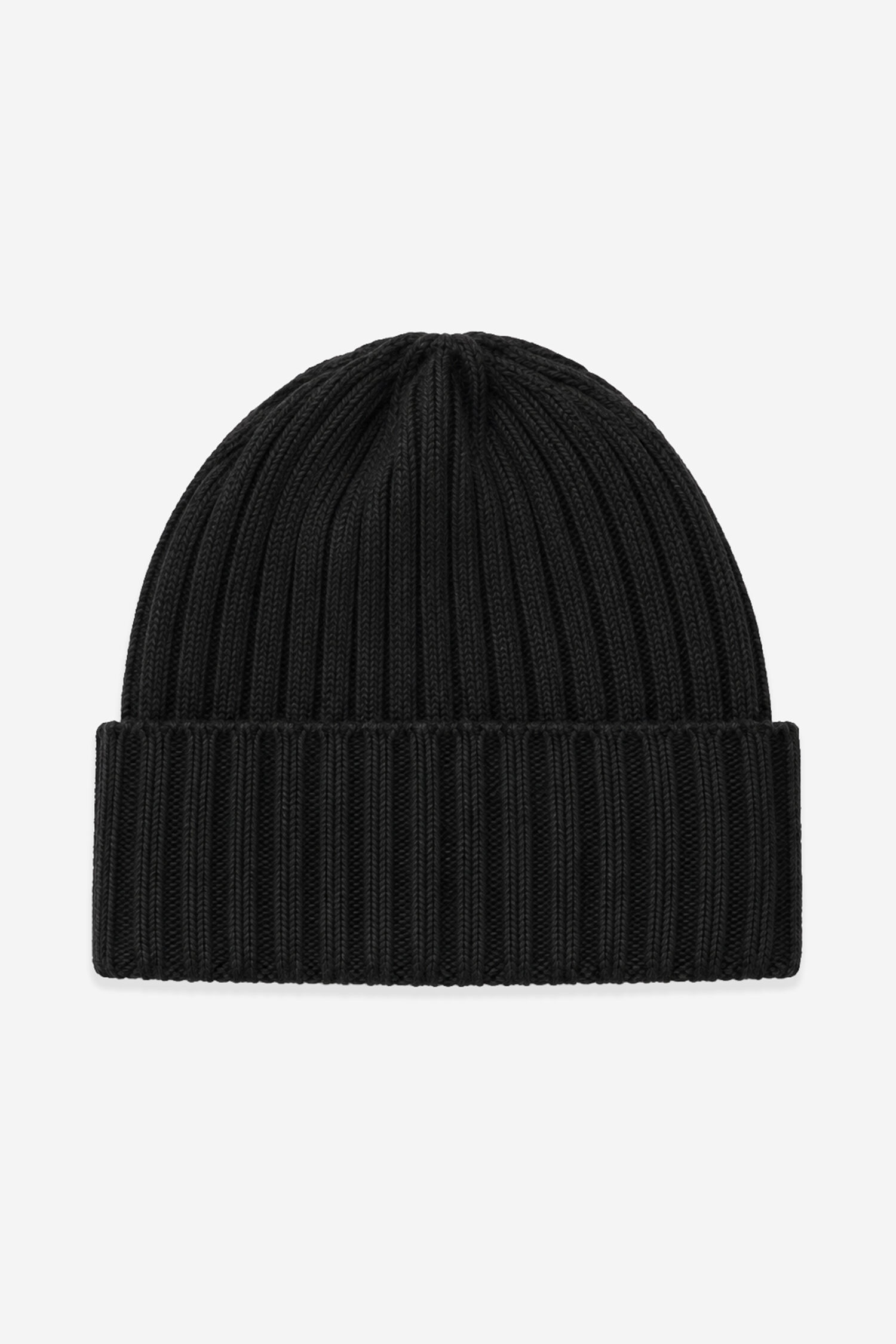 Wool Cashmere Rib Hat