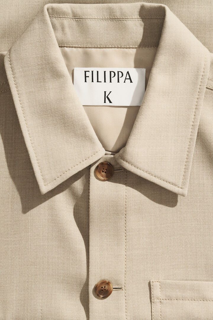 Wool Yak Sweater - Driftwood | Filippa K