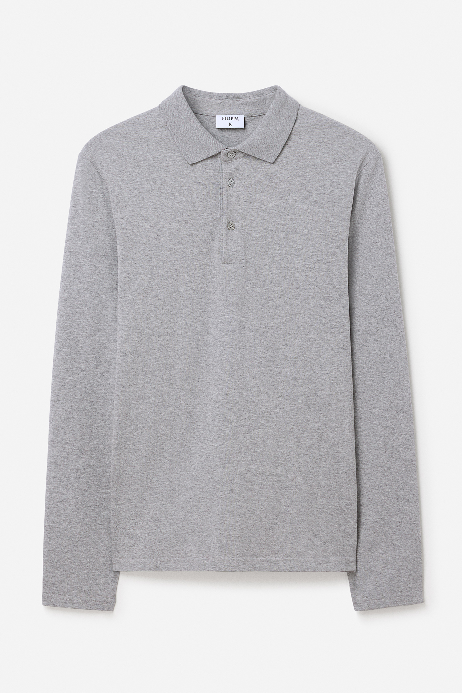 Filippa K Luke Stretch Polo Shirt In Gray