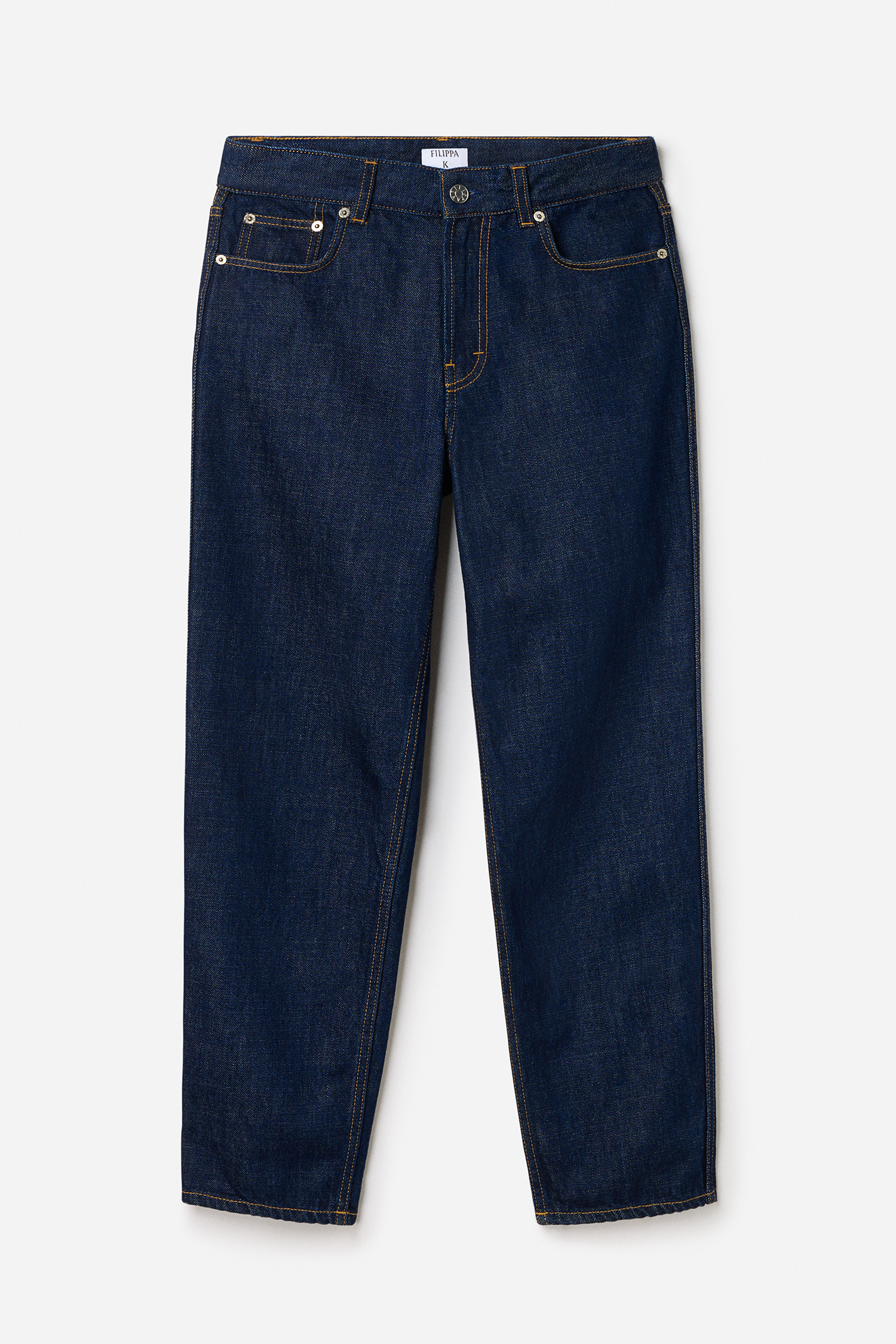 Filippa K Cropped Tapered Jeans In Blue