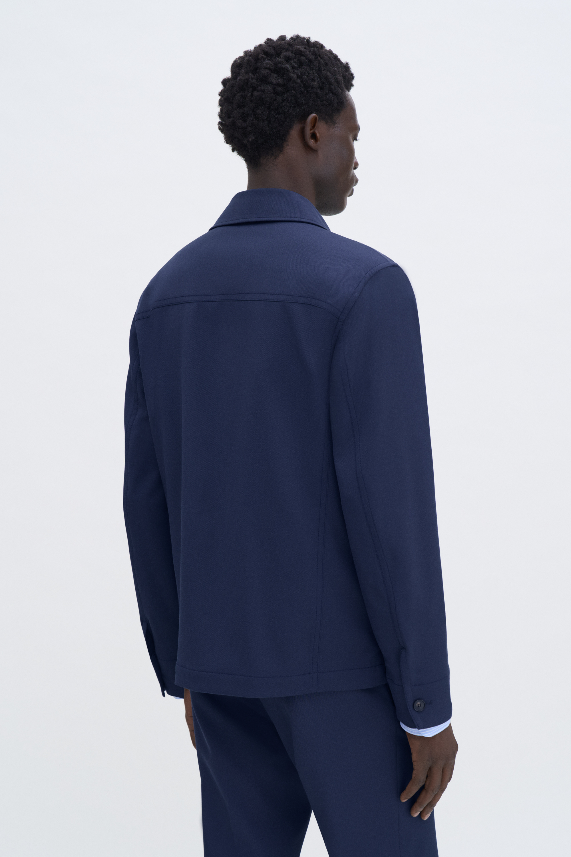 Filippa K Work Jacket In Blue