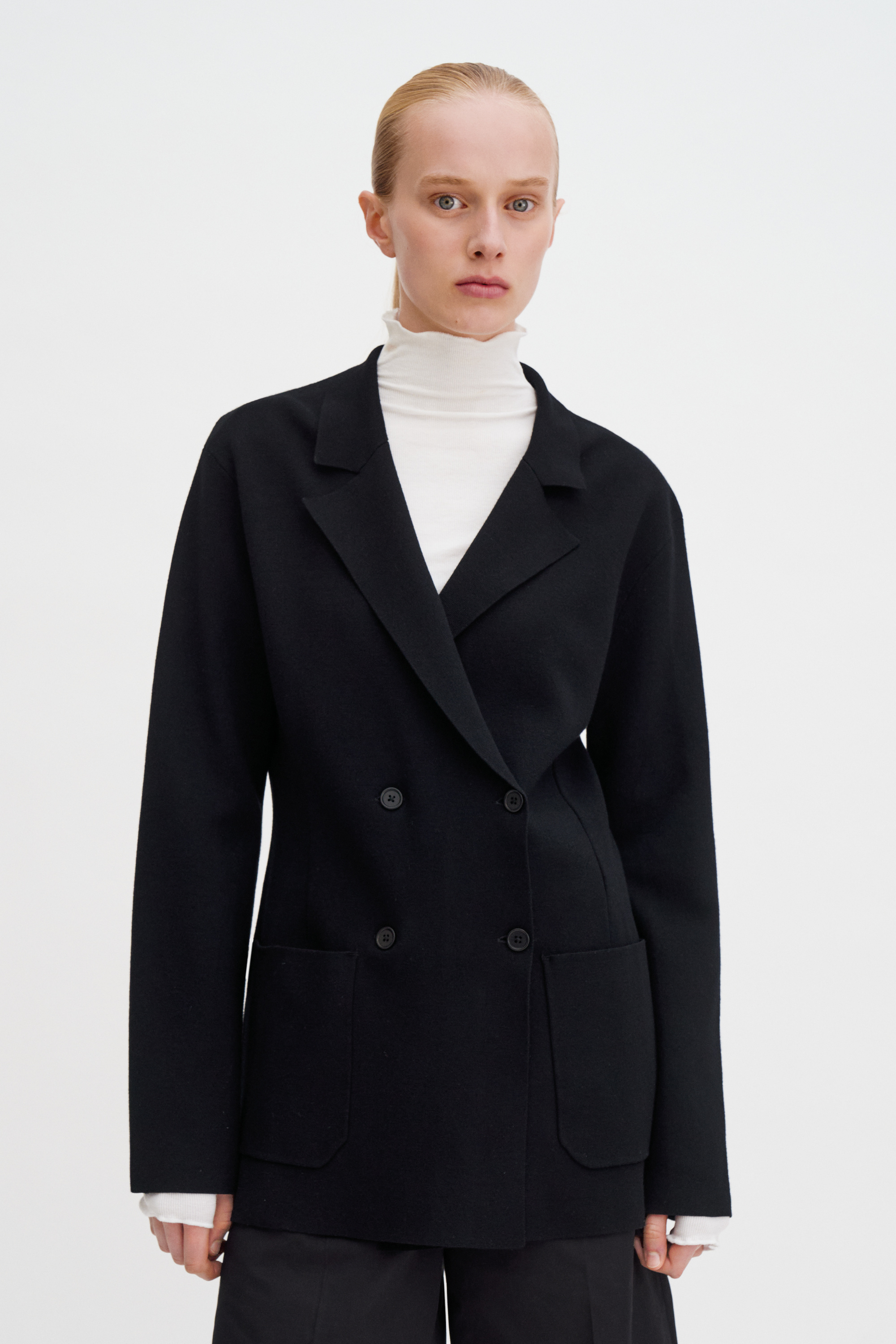Filippa K Milano Knit Blazer In Black