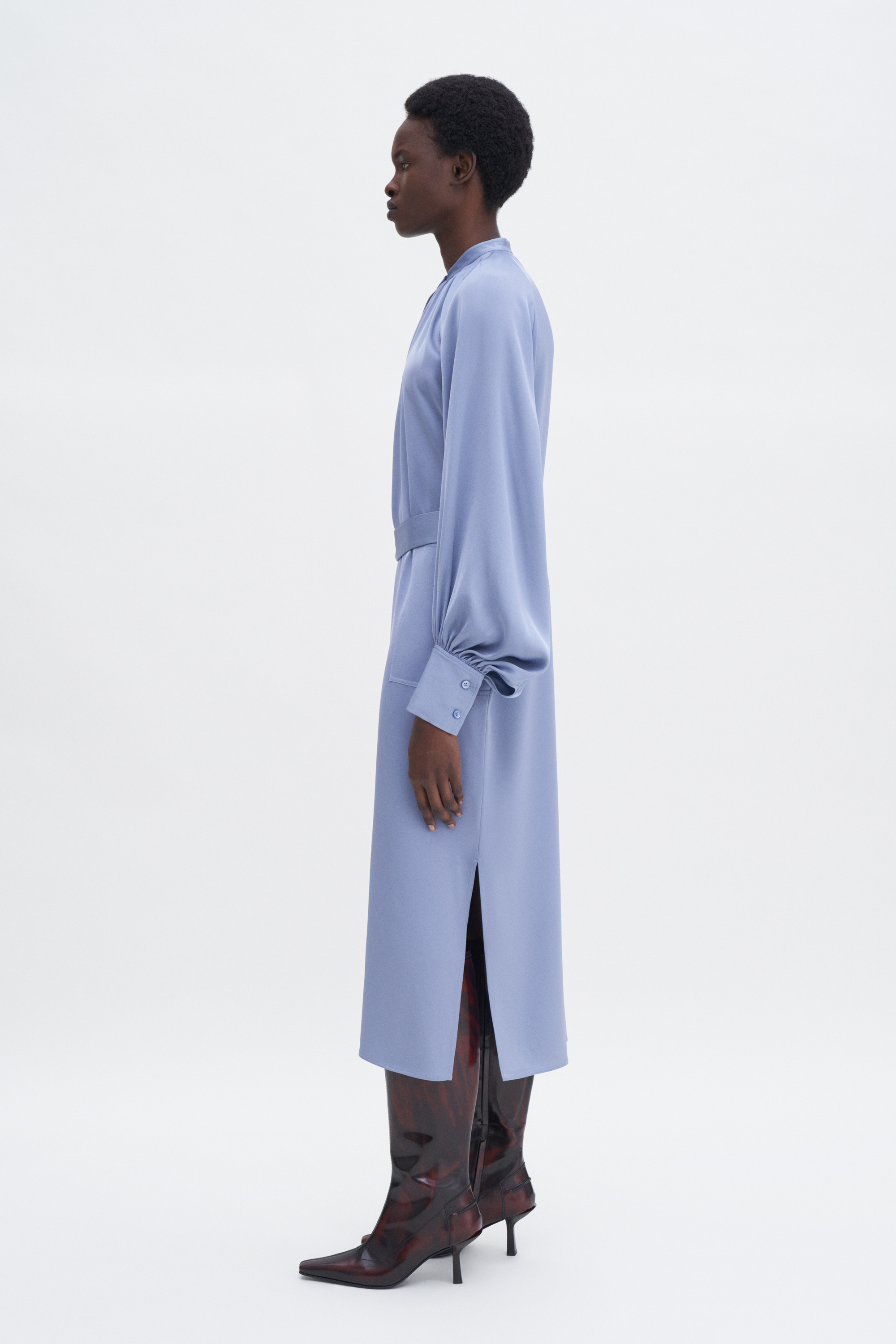 Shop Filippa K Belted Long Sleeve Dress