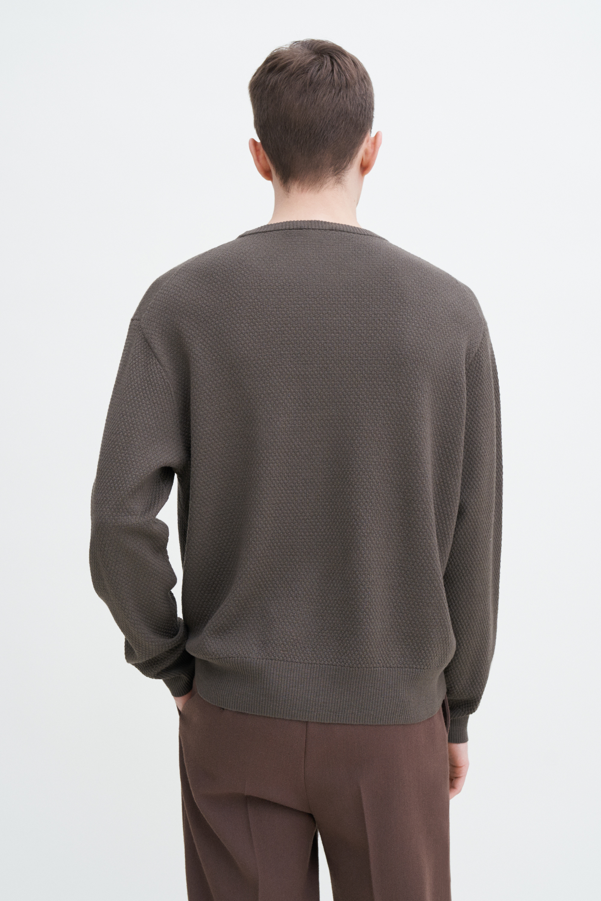 Filippa K Moss Knit Sweater In Green