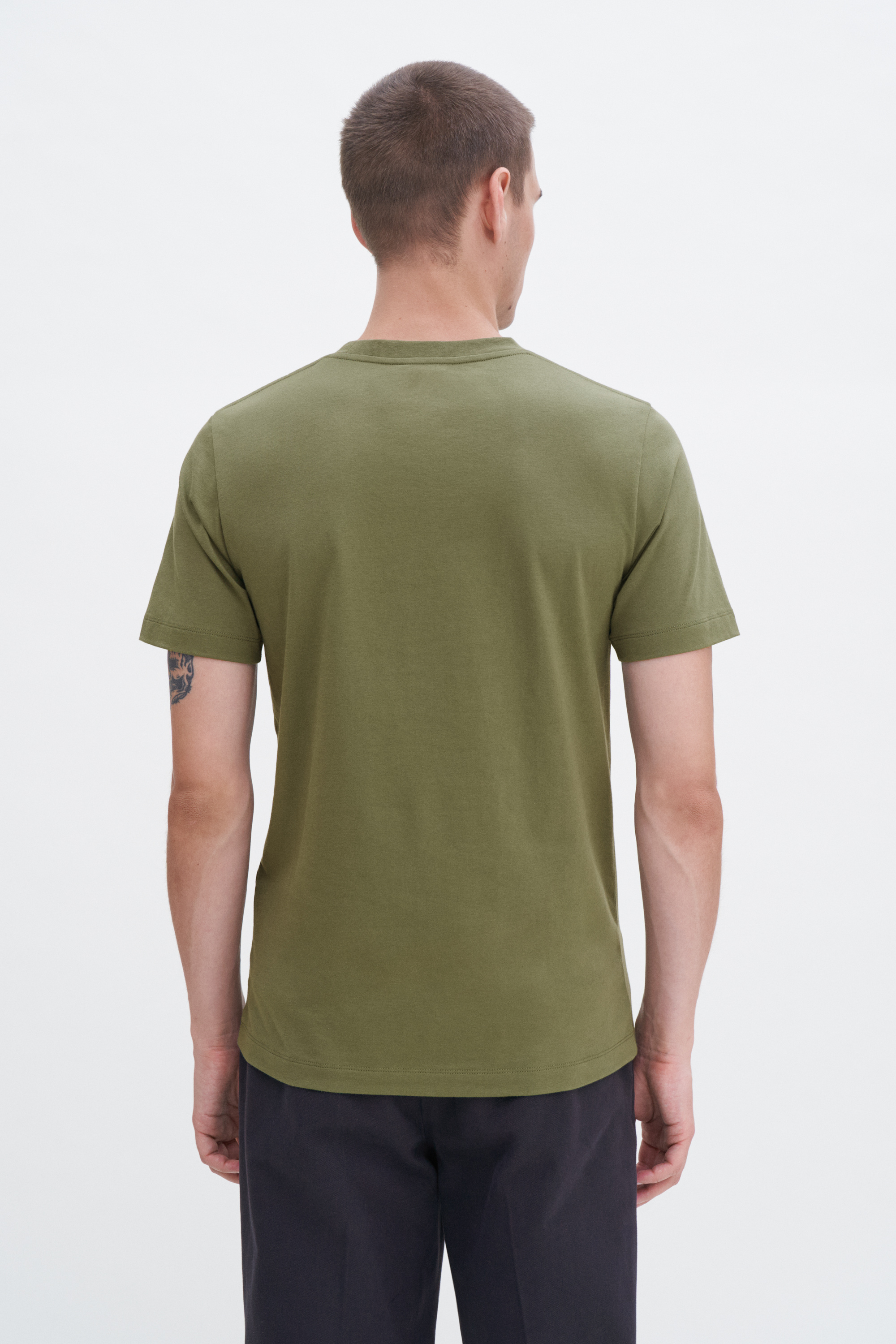 Filippa K Classic Cotton Tee In Green