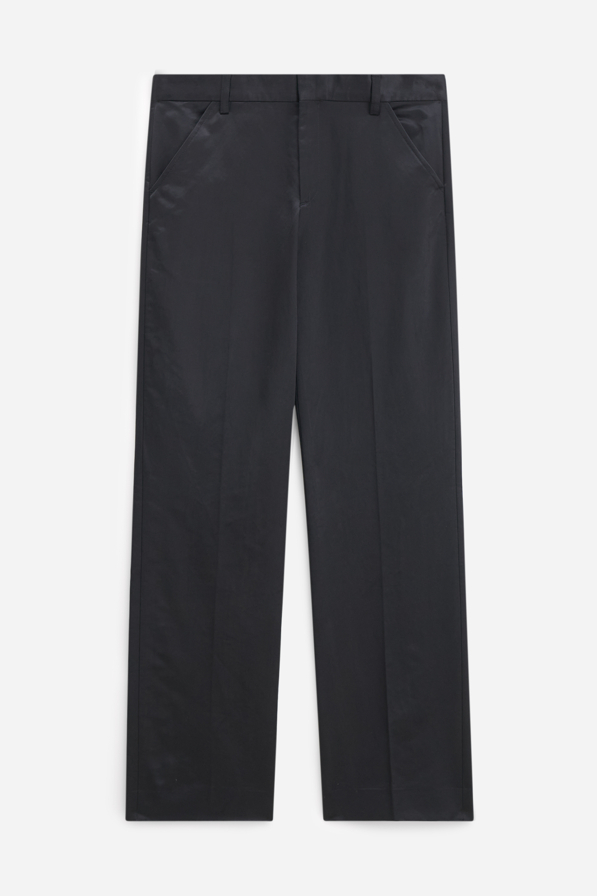 Filippa K Satin Trousers In Black