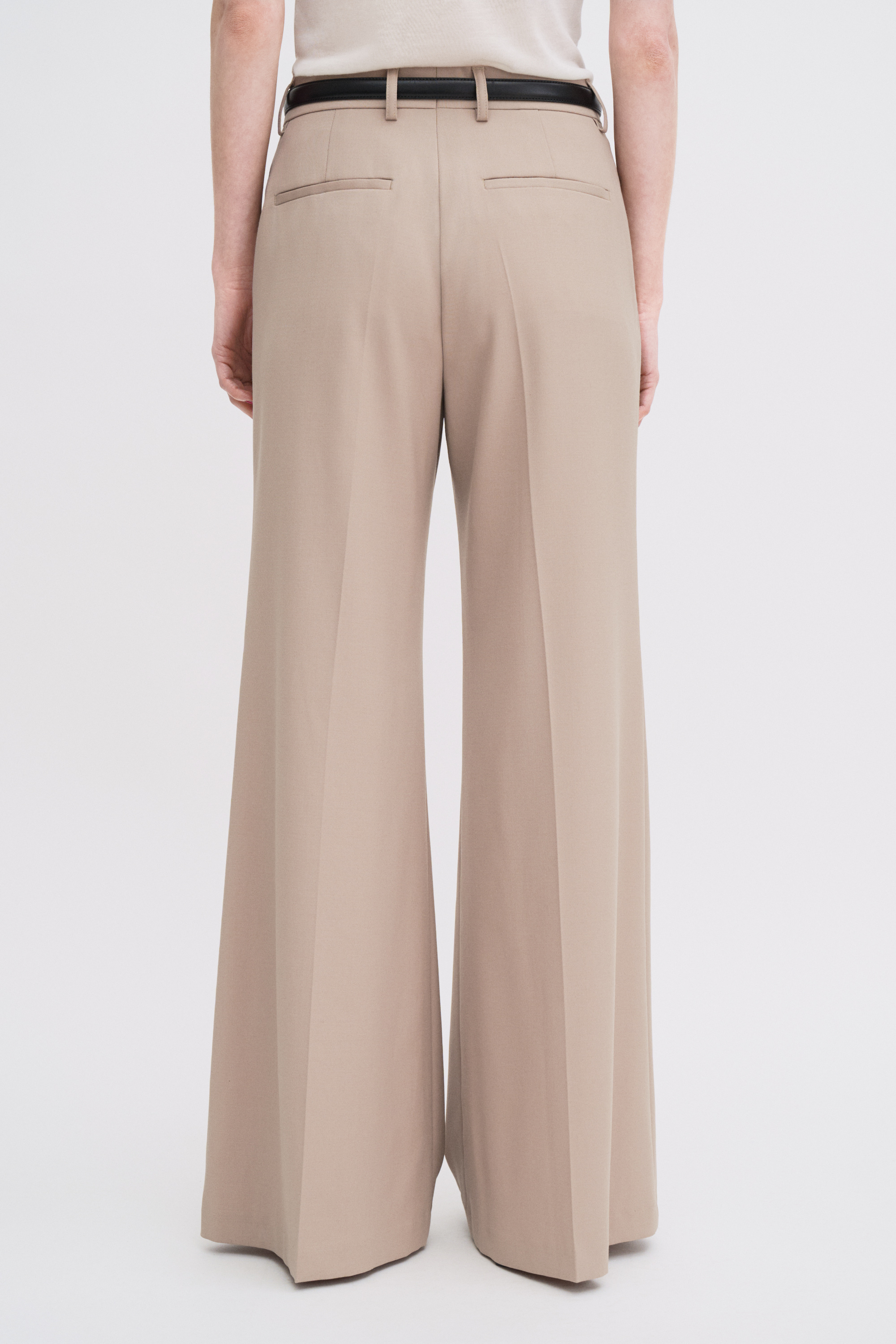 Filippa K Dionne Flare Trousers In Sand