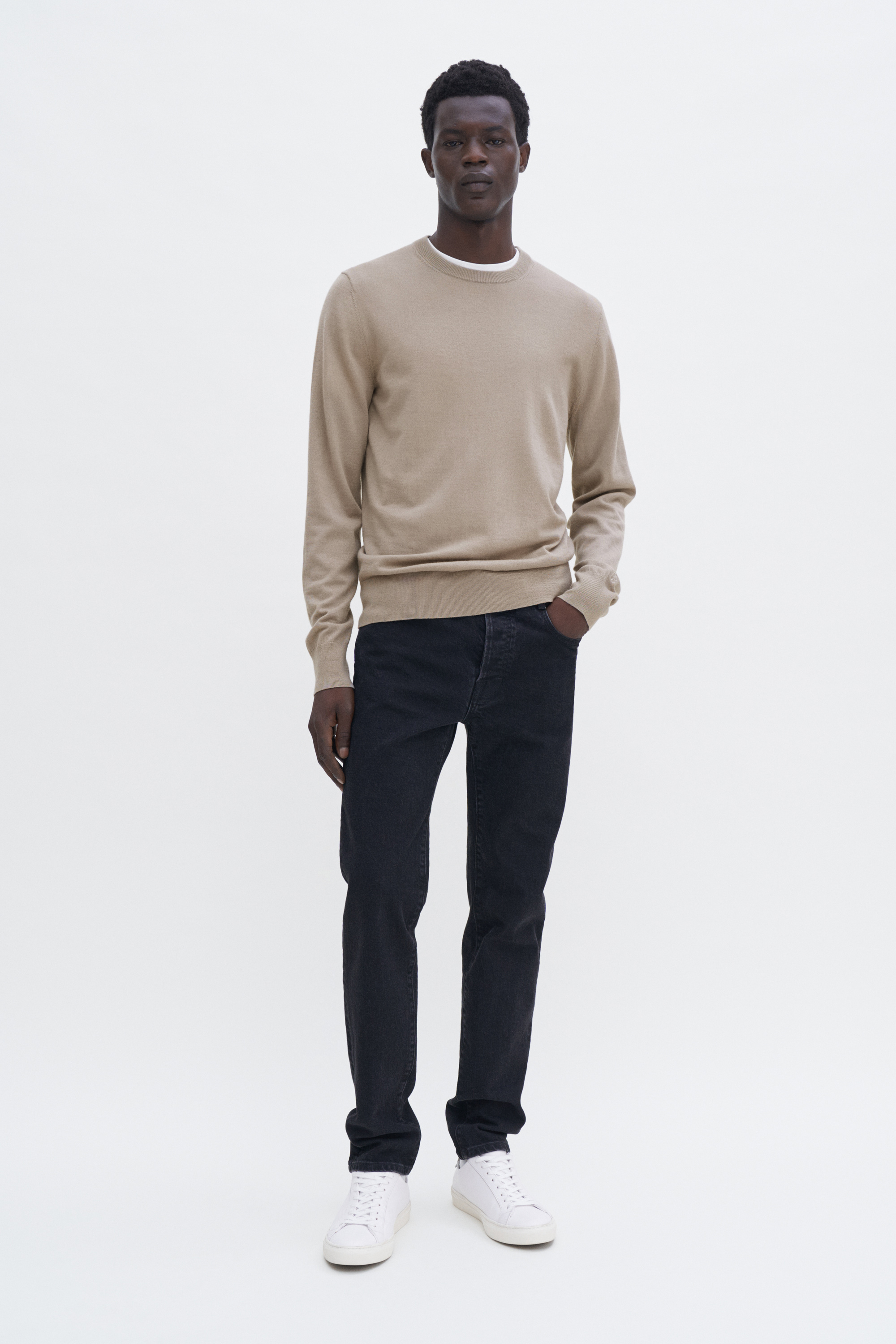 Filippa K Merino Sweater In Grey