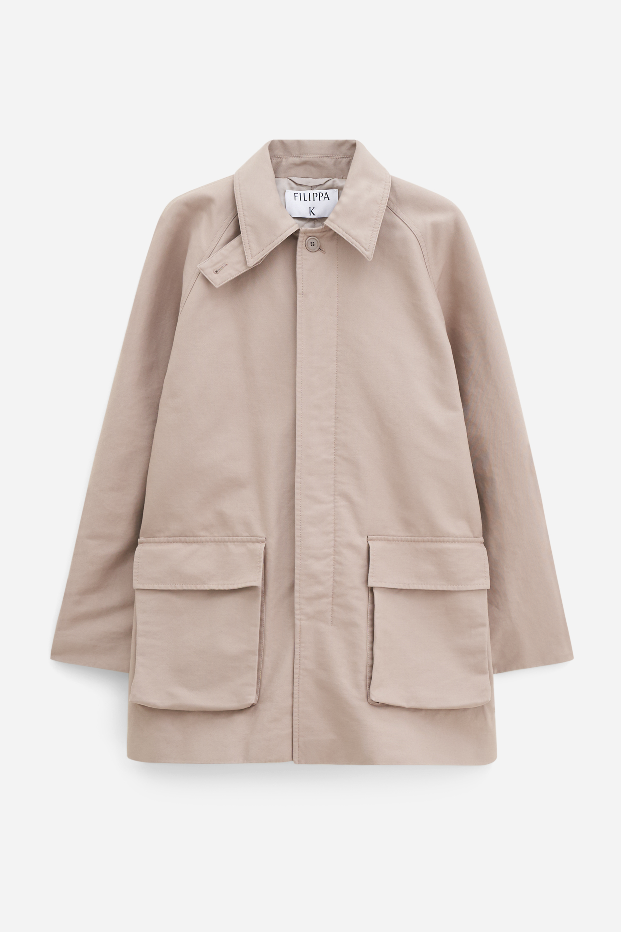 Filippa K Padded Patch Pocket Jacket In Beige