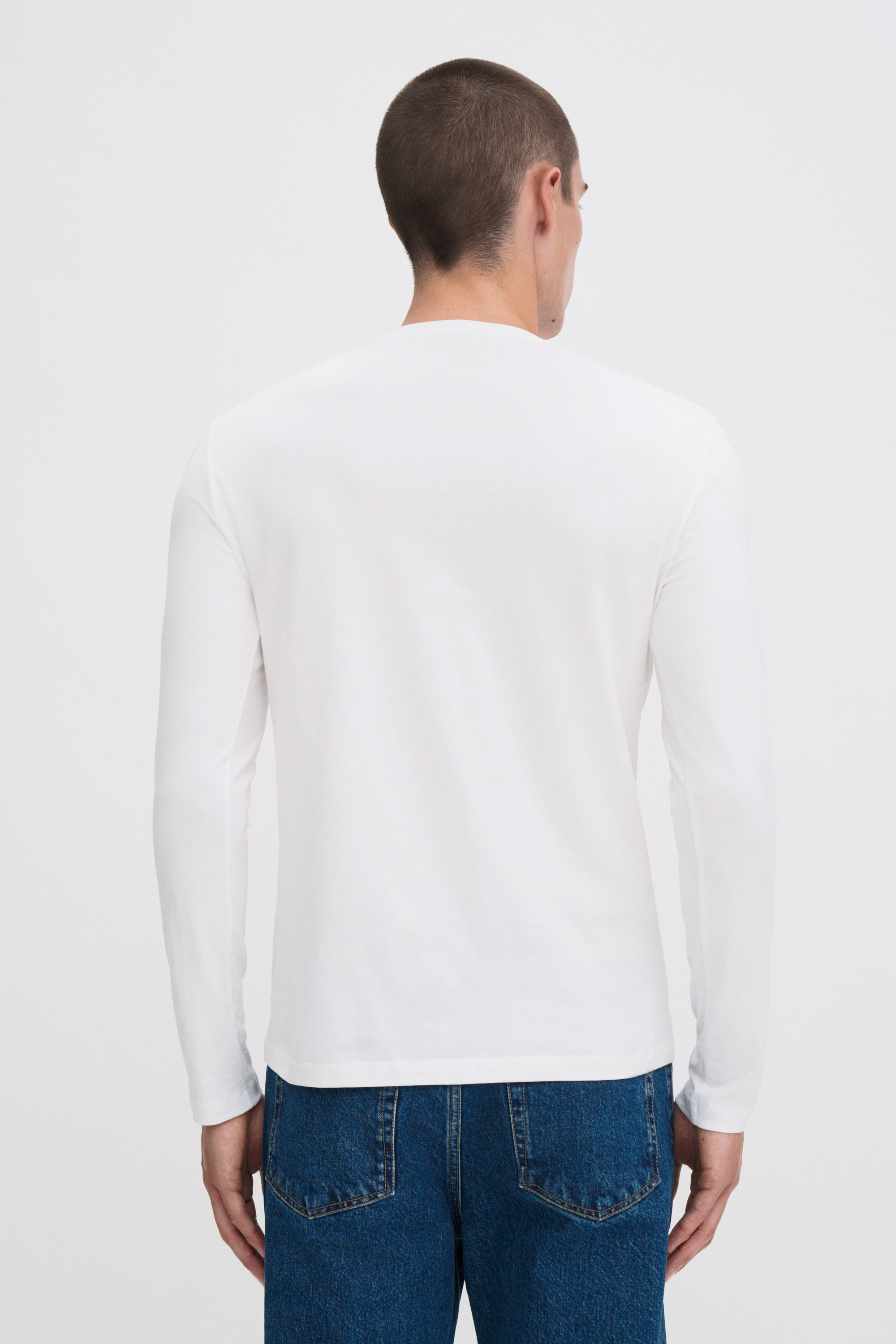 Filippa K Regenerative Cotton Longsleeve Tee In White