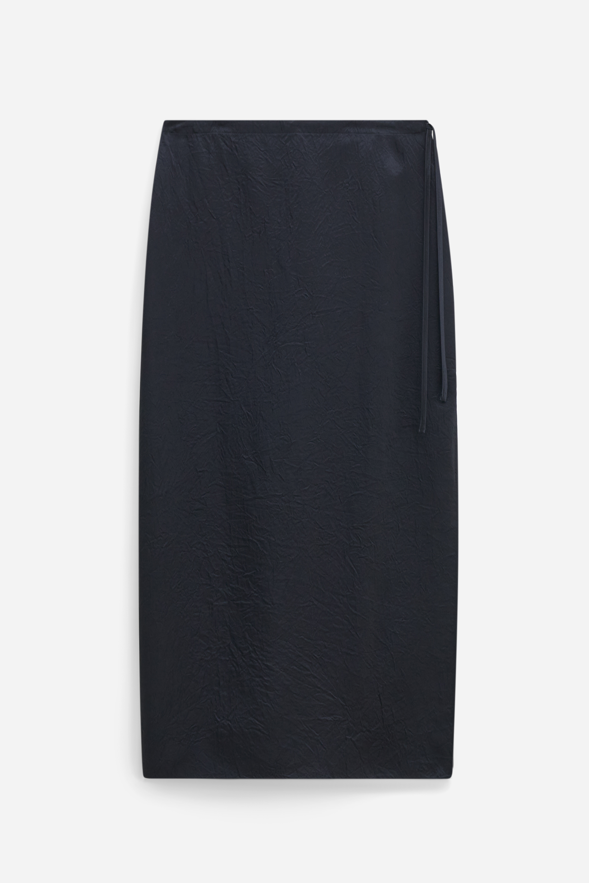 Filippa K Crinkled Pencil Skirt In Black