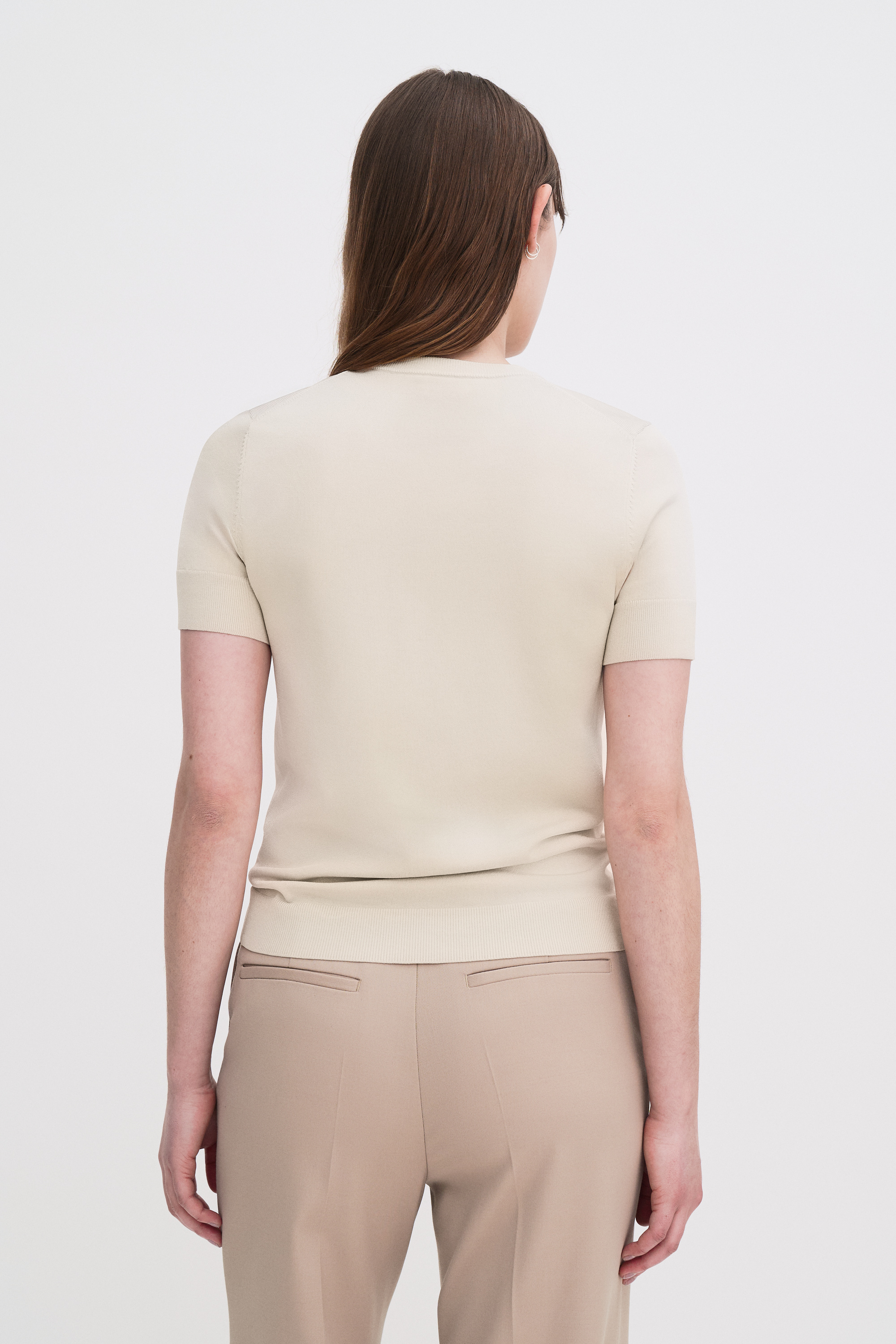 Filippa K Glossy Knit Top In Pink