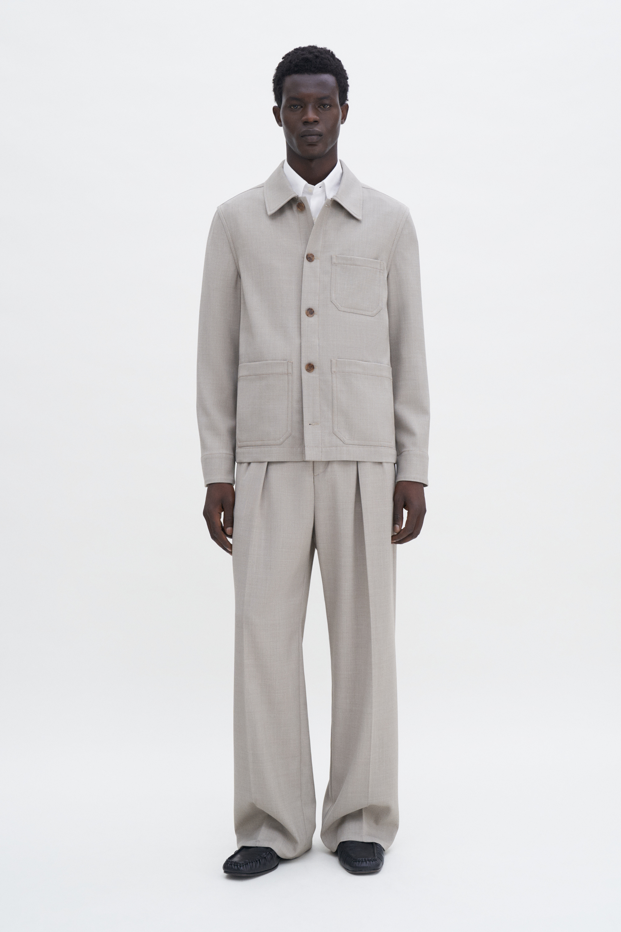 Filippa K Work Jacket In Beige
