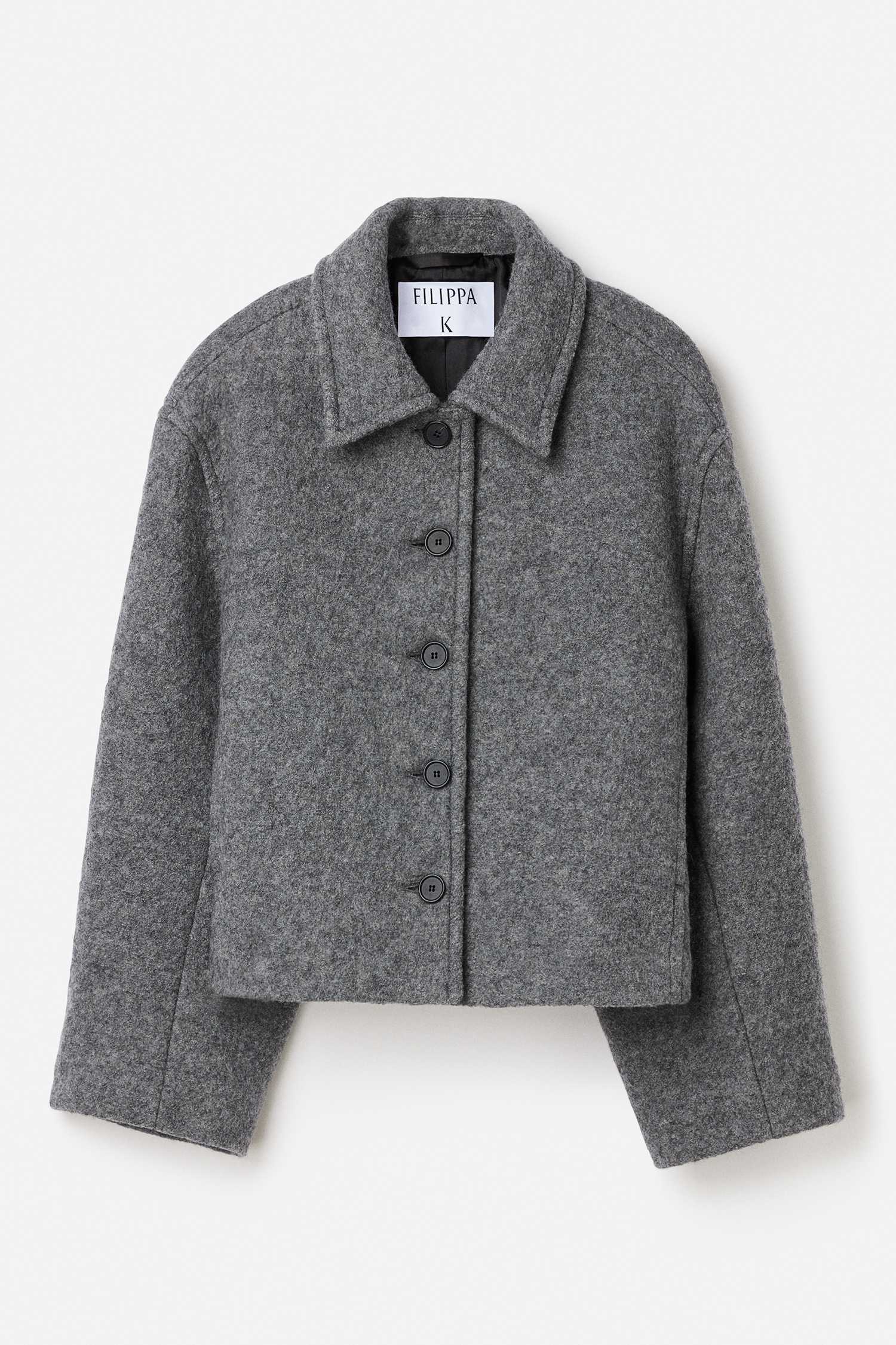 Filippa K Swedish Wool Jacket In Gray