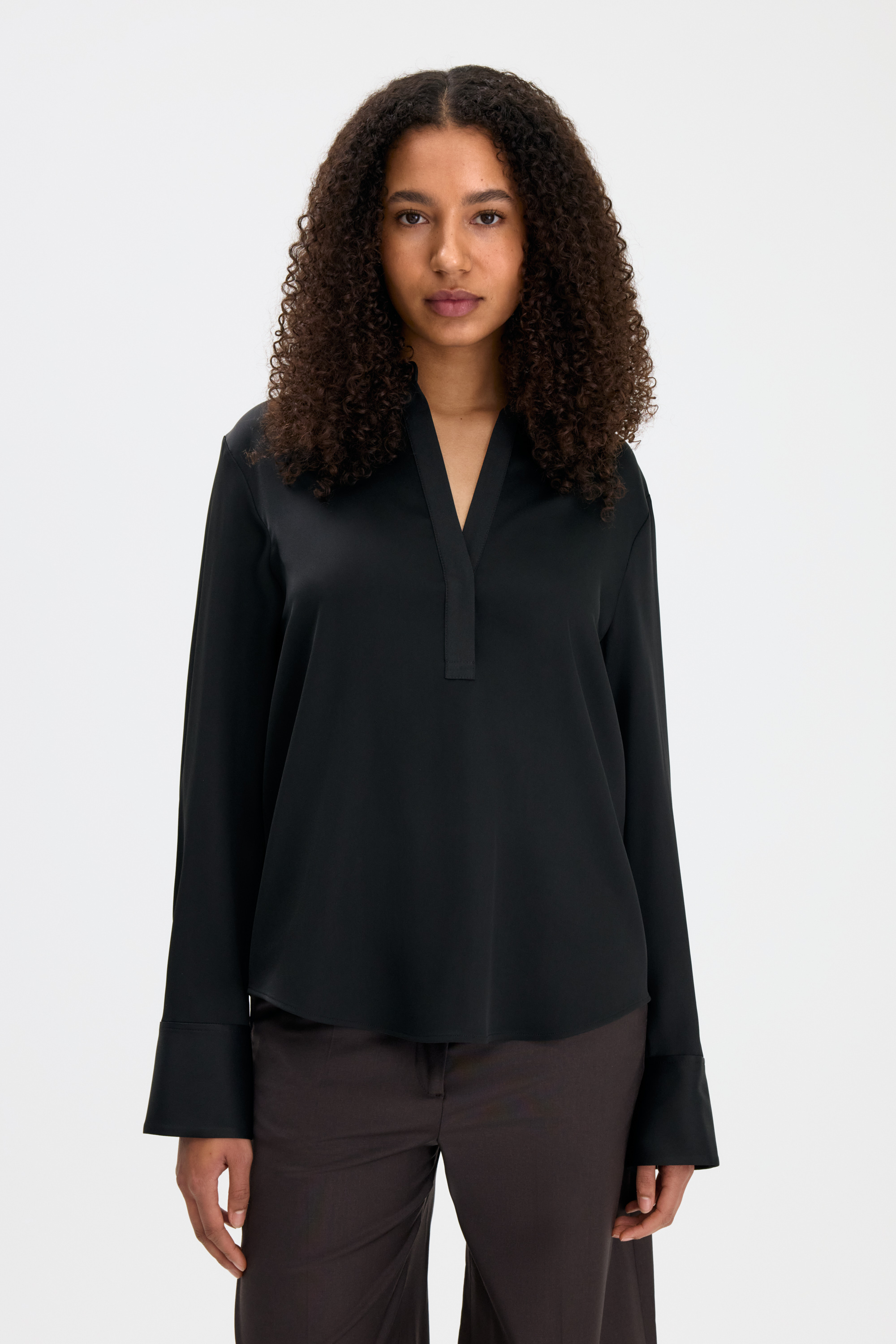 Half Placket Blouse
