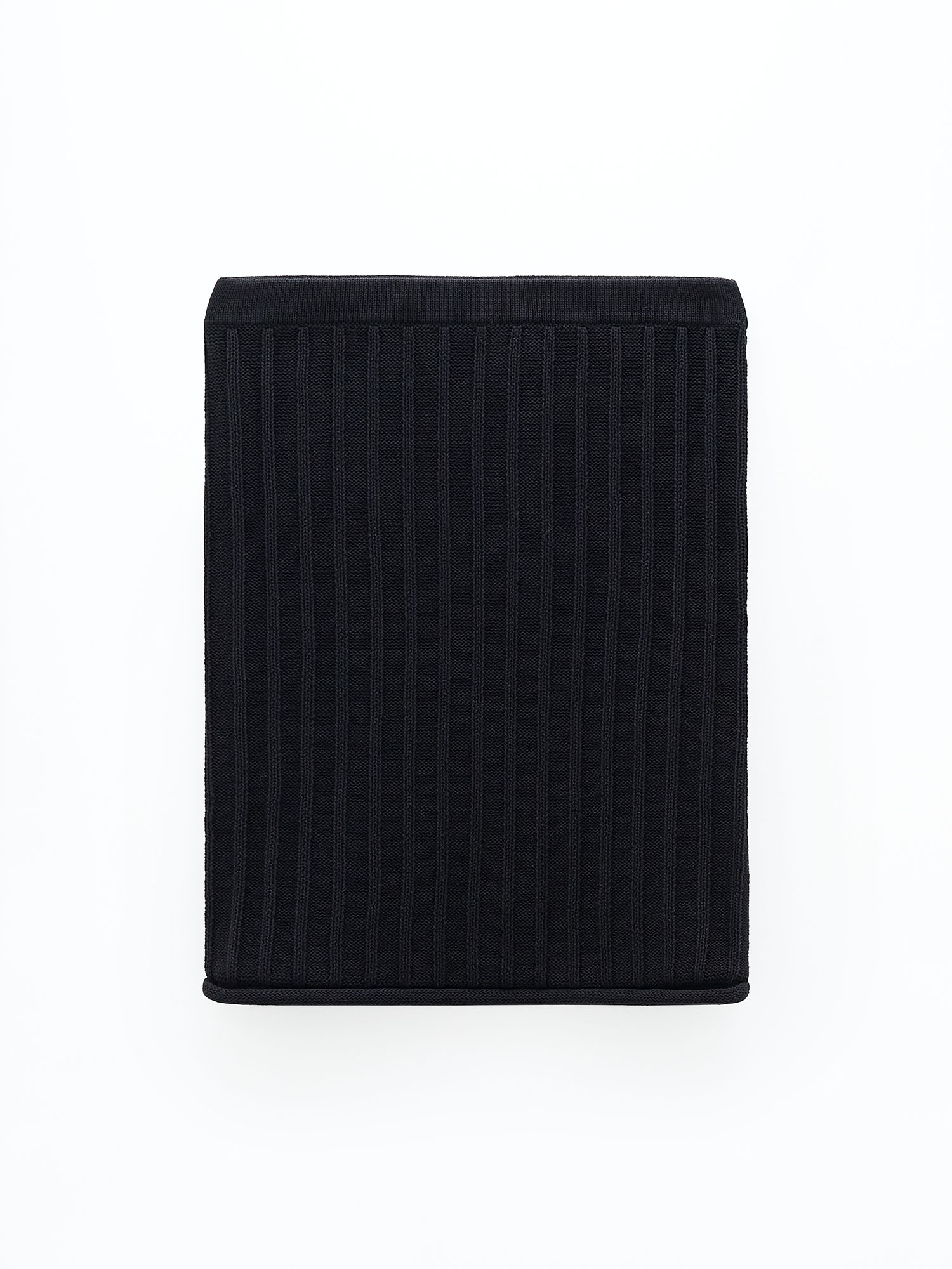 Filippa K Cotton Rib Knit Skirt In Black