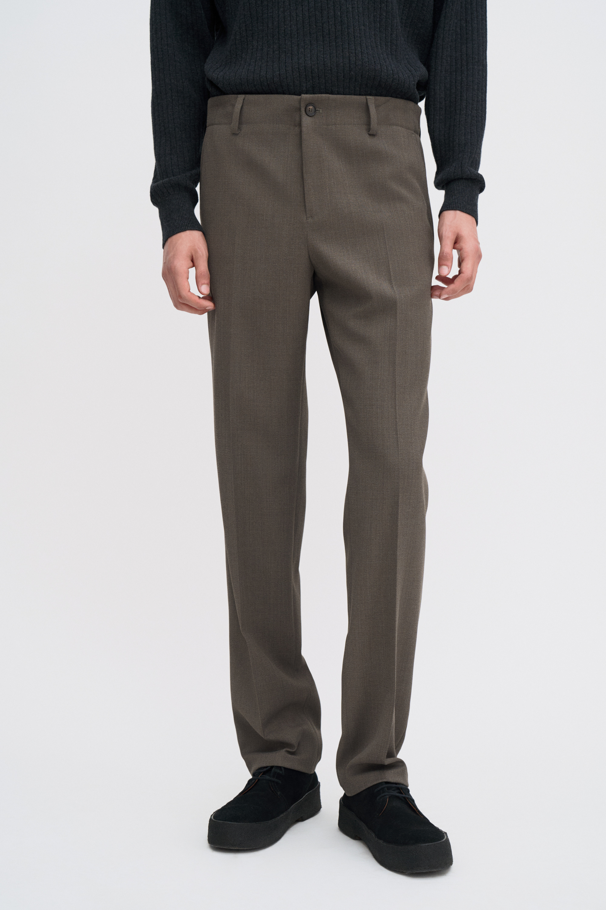Filippa K Troy Trousers In Brown