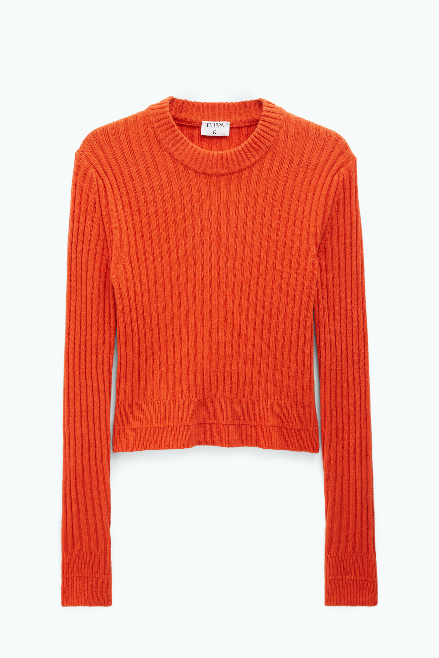 Shop Filippa K Wool Rib Sweater In Red