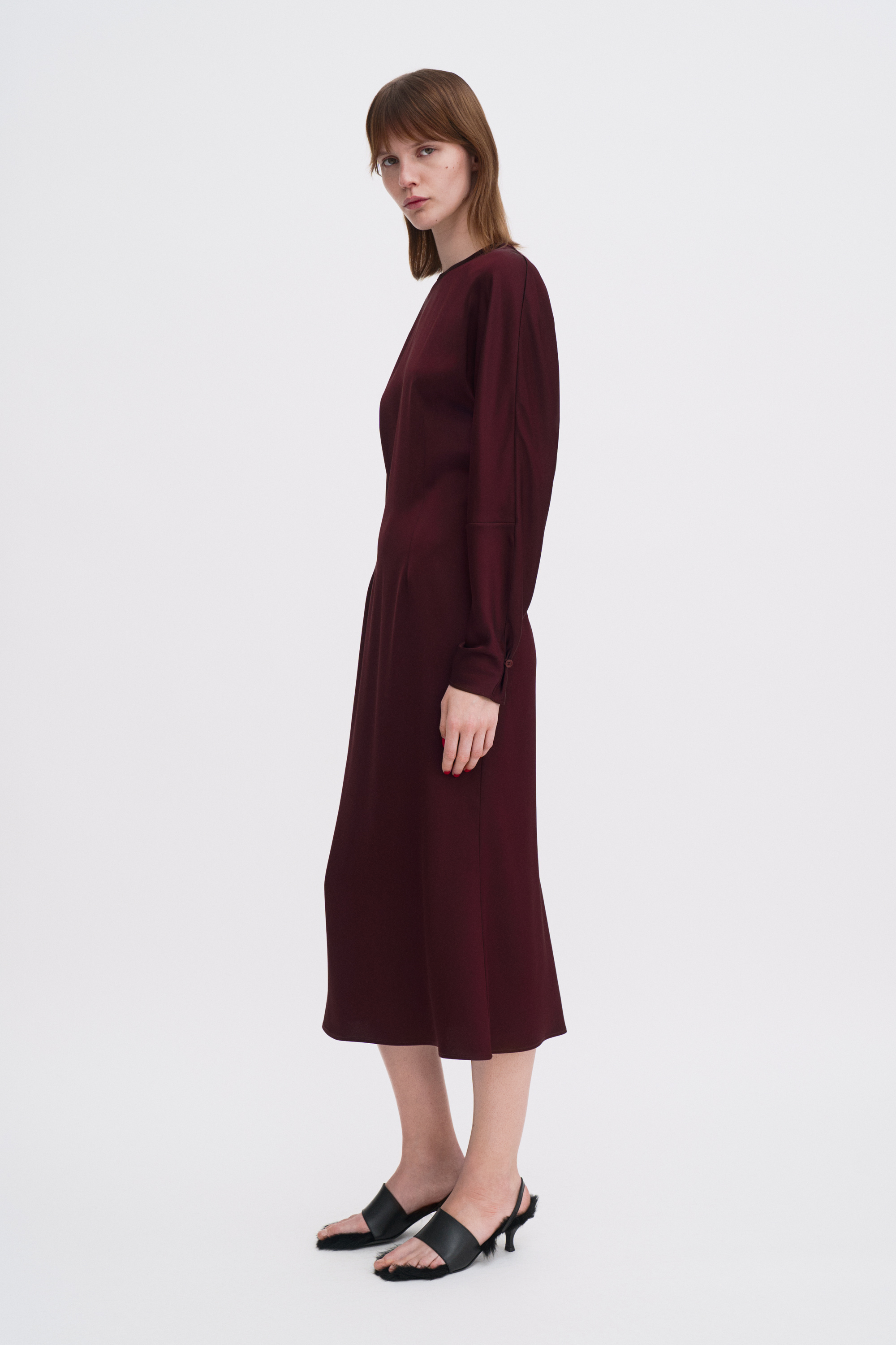 Filippa K Batwing Dress In Multi