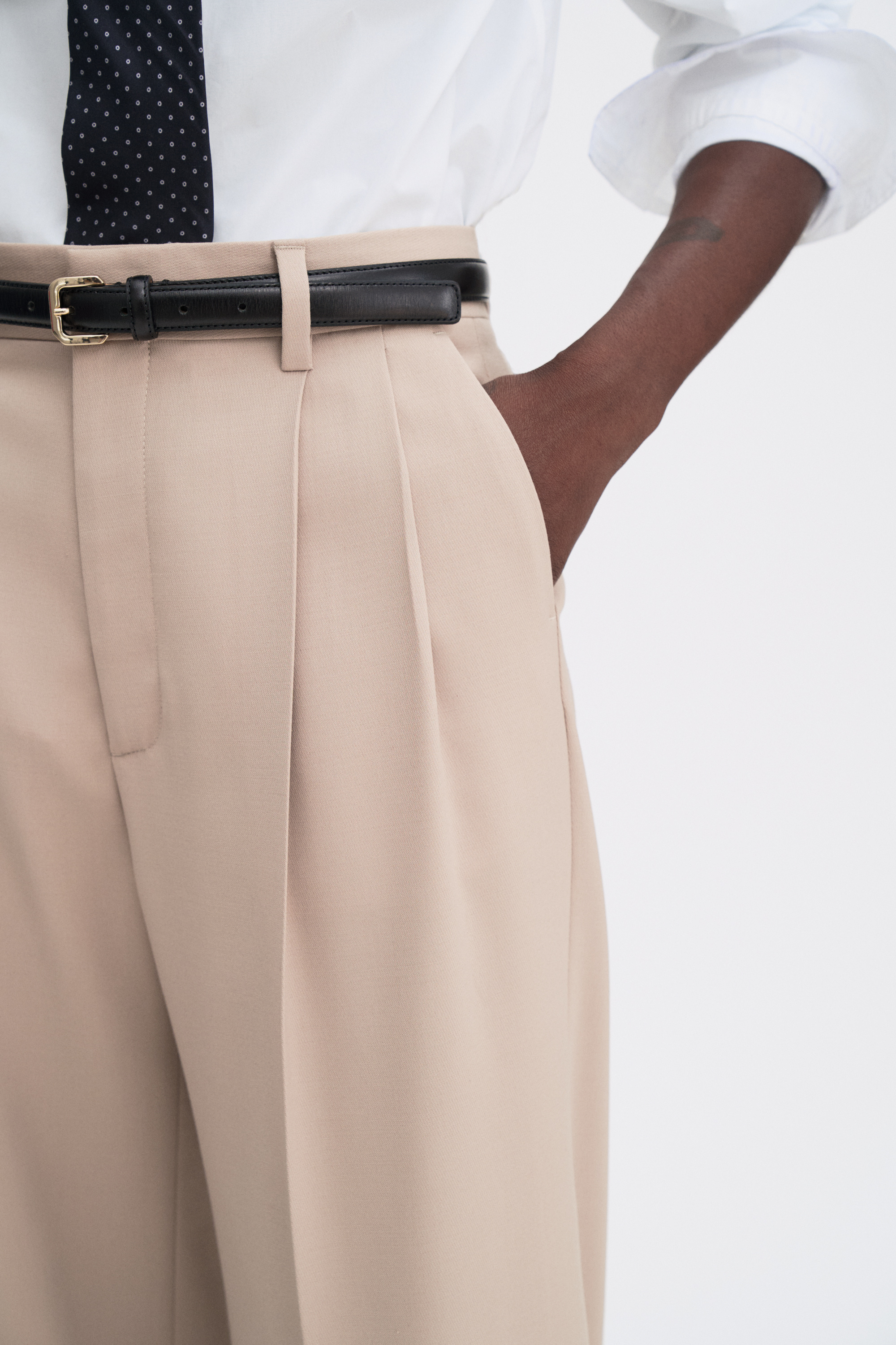 Filippa K Darcey Wool Trousers In Neutral