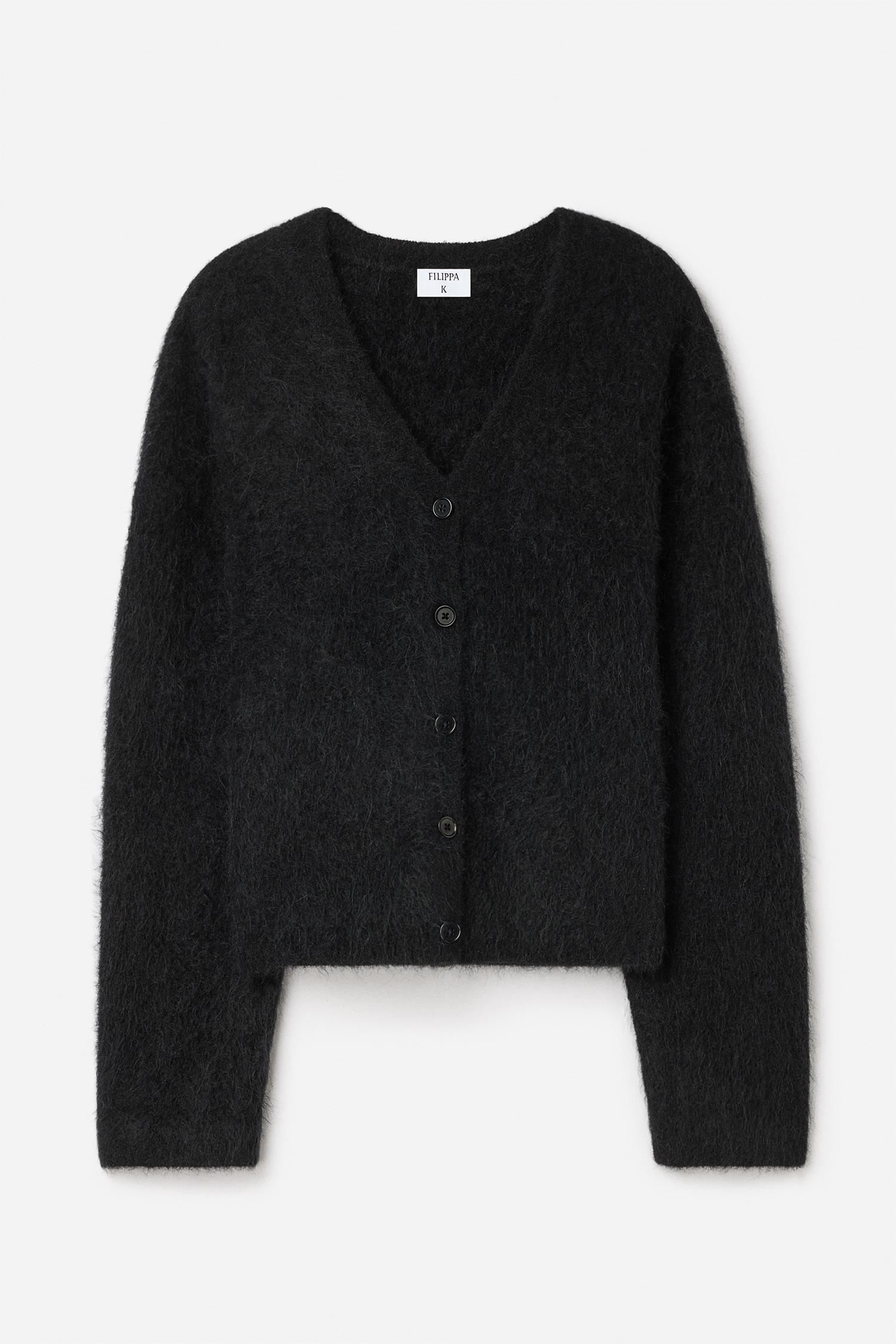 Filippa K Fluffy Cardigan In Blue