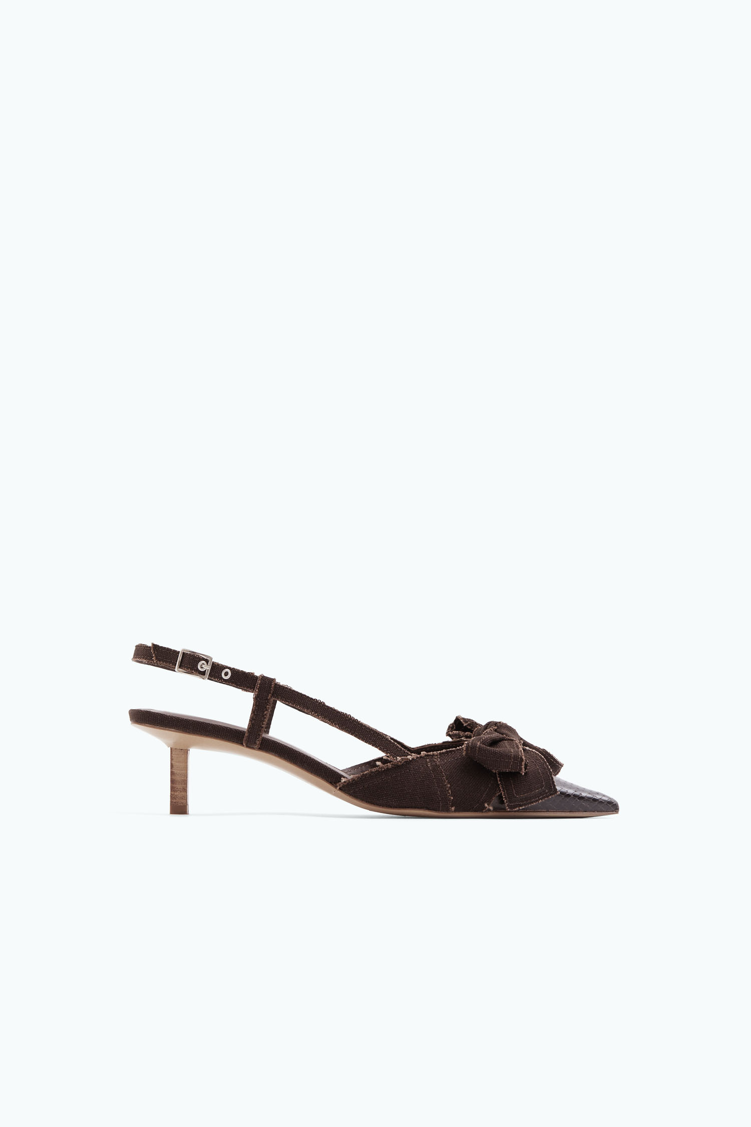 Filippa K Pointy Bow Pumps In Brown