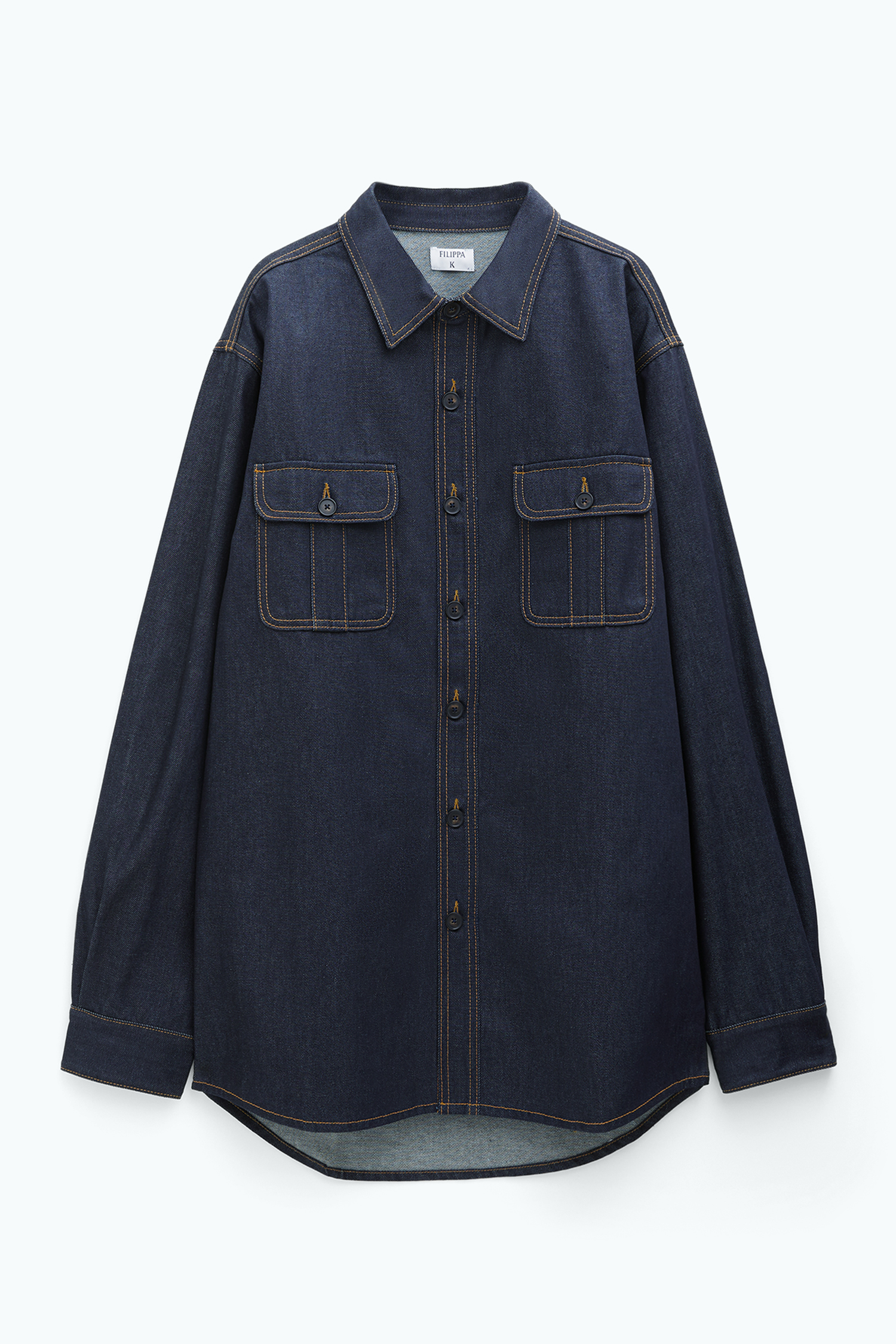 Filippa K Oversize Denim Shirt In Blue