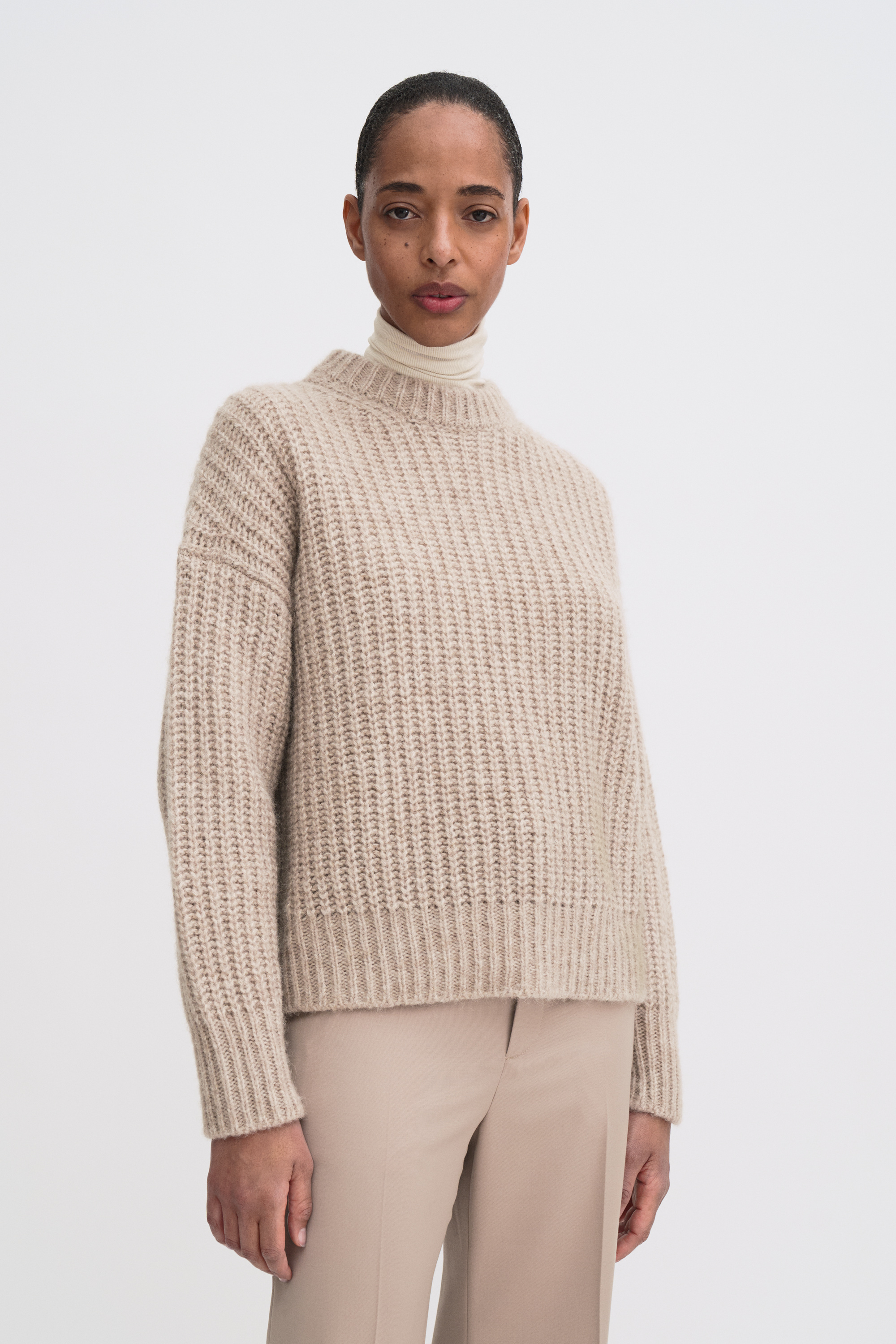 Filippa K Soft Alpaca Sweater In Neutral